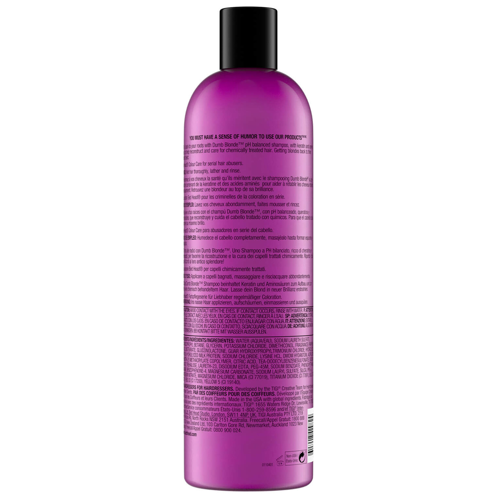 Tigi Bed Head Dumb Blonde Shampoo 750ml LOOKFANTASTIC
