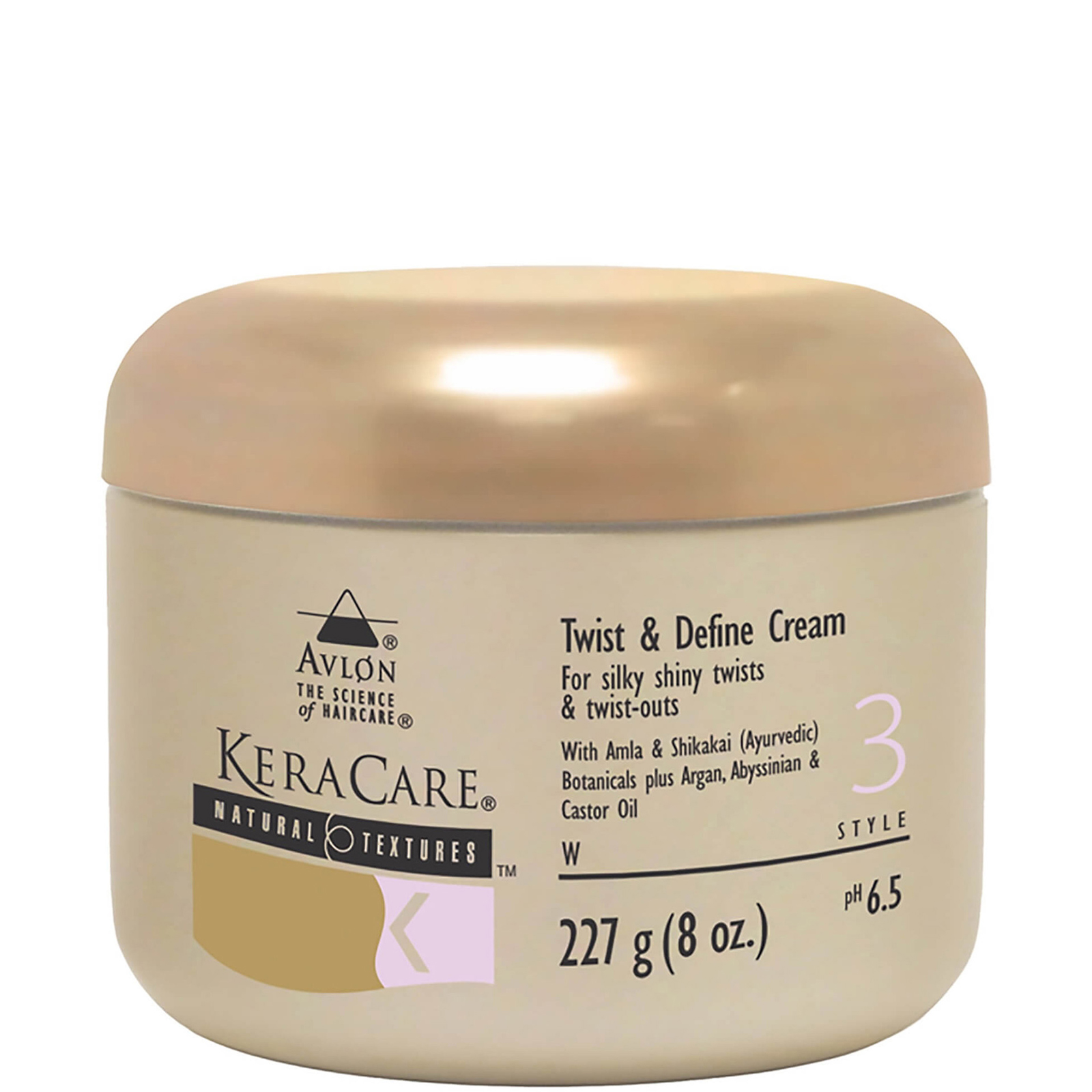 KeraCare Natural Textures Twist And Define Cream 227g LOOKFANTASTIC