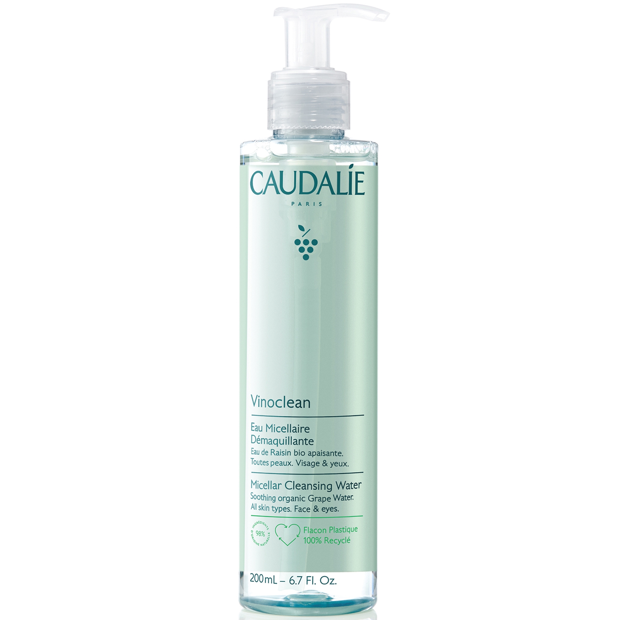 cult Caudalie Vinoclean Micellar Cleansing Water 200ml