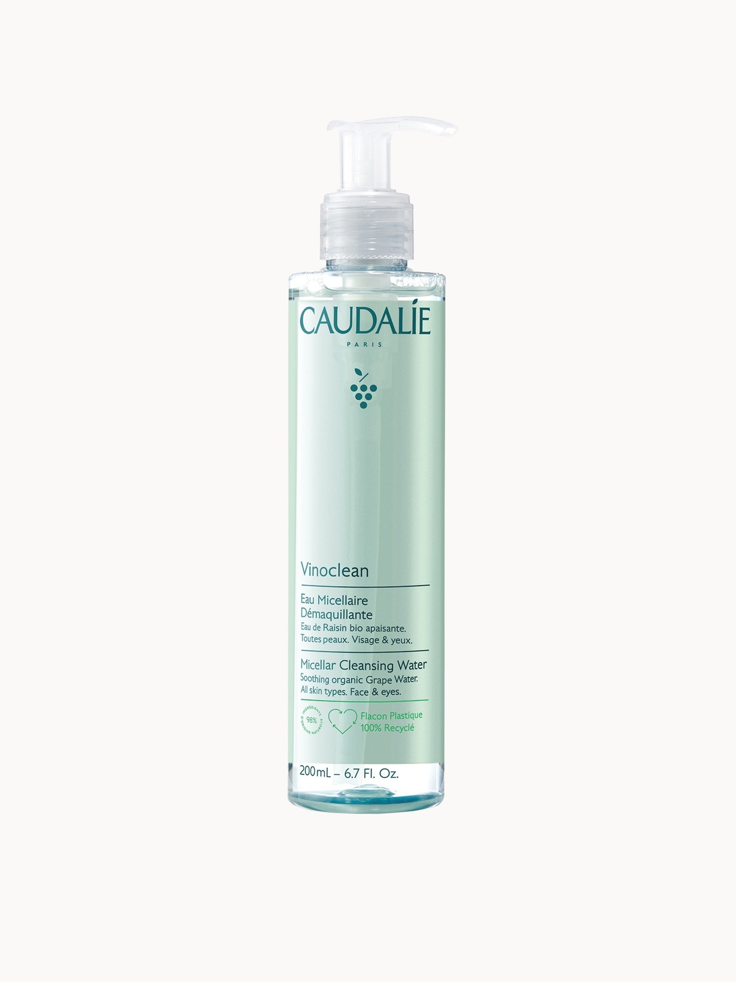 Caudalie Vinoclean Cleansing Micellar Water 200ml