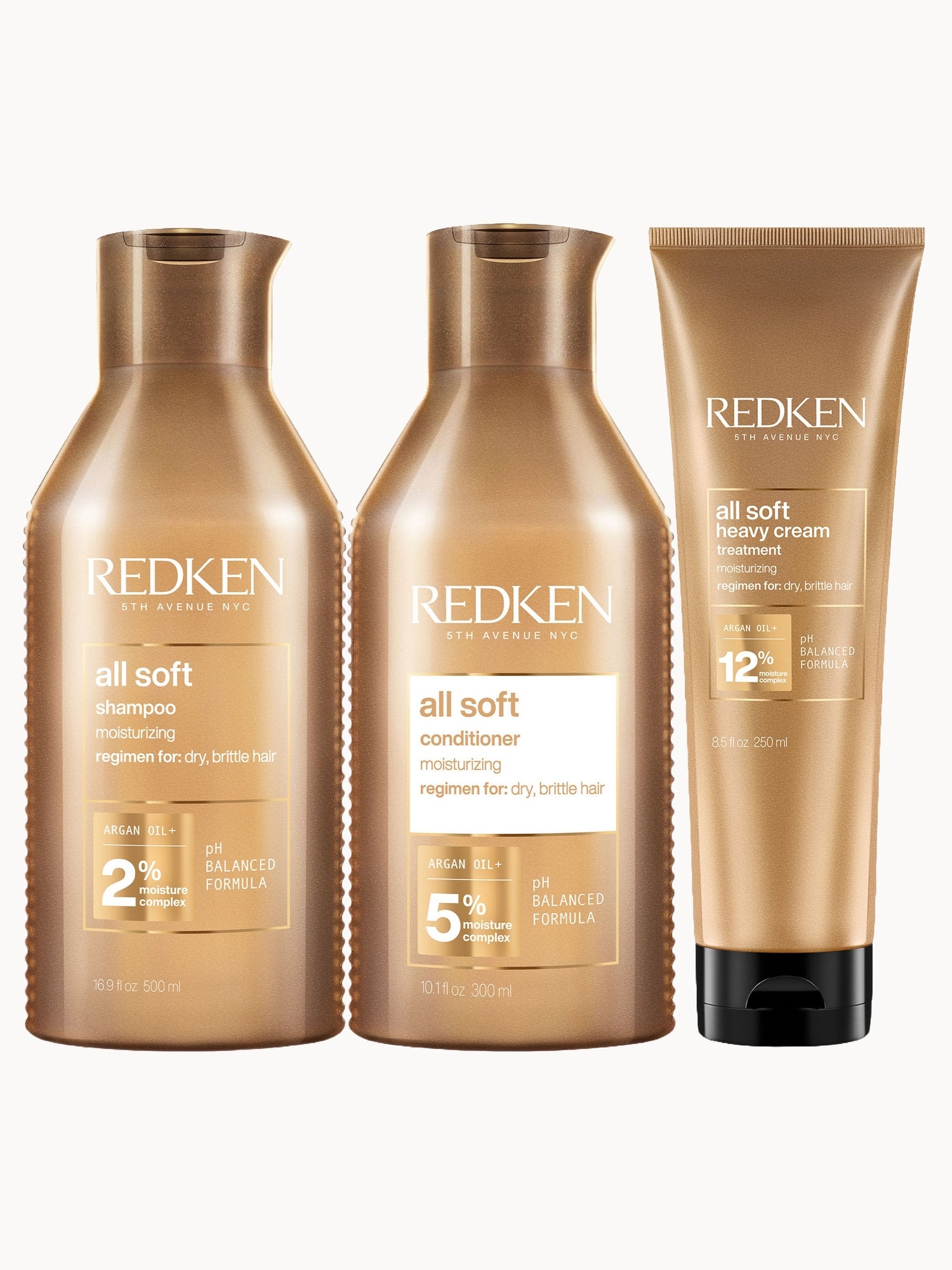 Redken All Soft Thick Hair Care Pack (3 Products)