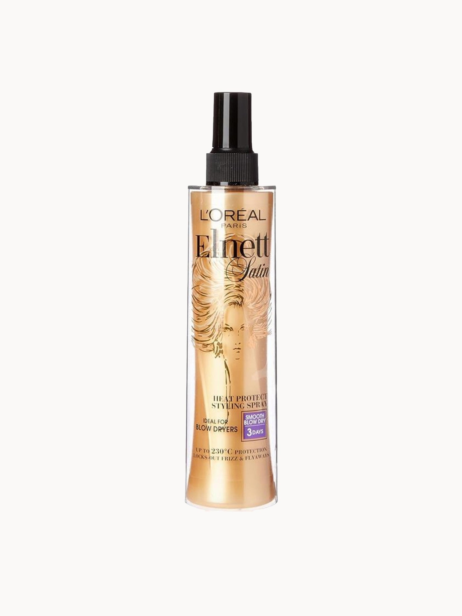 L'Oréal Paris Elnett Satin Heat Protect Spray - Smooth Blow Dry 170ml