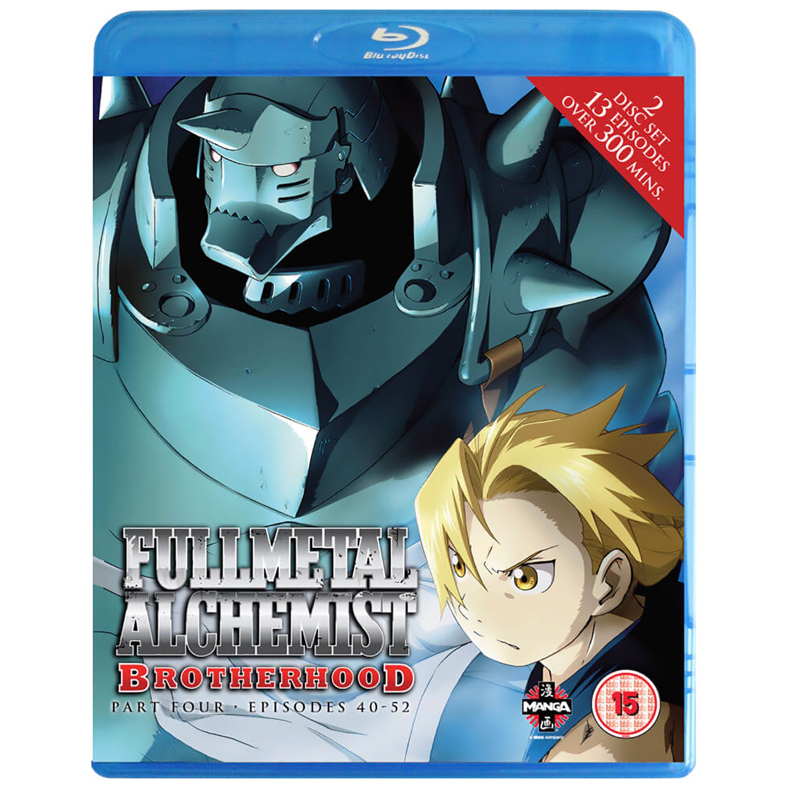 Blu-rayFullmetal Alchemist Brotherhood - Teil 4: Episoden 40-52Aktueller Preis: 29,99 €. Unverbindliche Preisempfehlung: 35,49 €. Sparen €5.50 .29,99 €UVP: 35,49 €Sparen €5.50In den Warenkorb