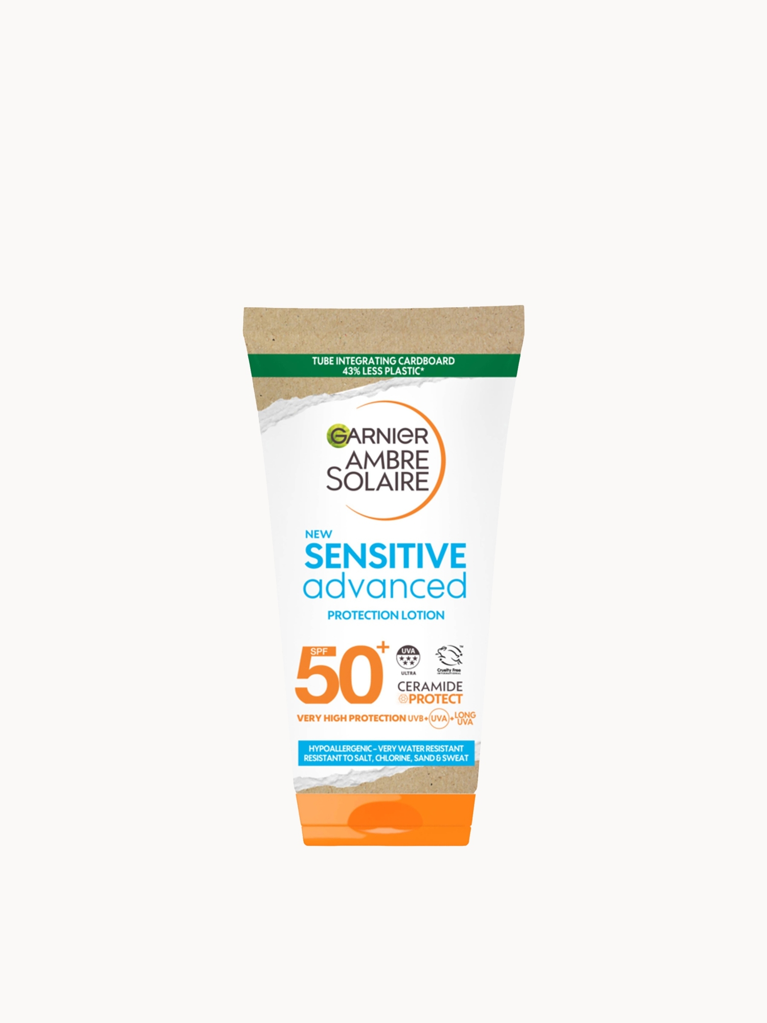 Garnier: Garnier Ambre Solaire SPF 50+ Sensitive Advanced Hypoallergenic Sun Cream, Travel Size, 50ml