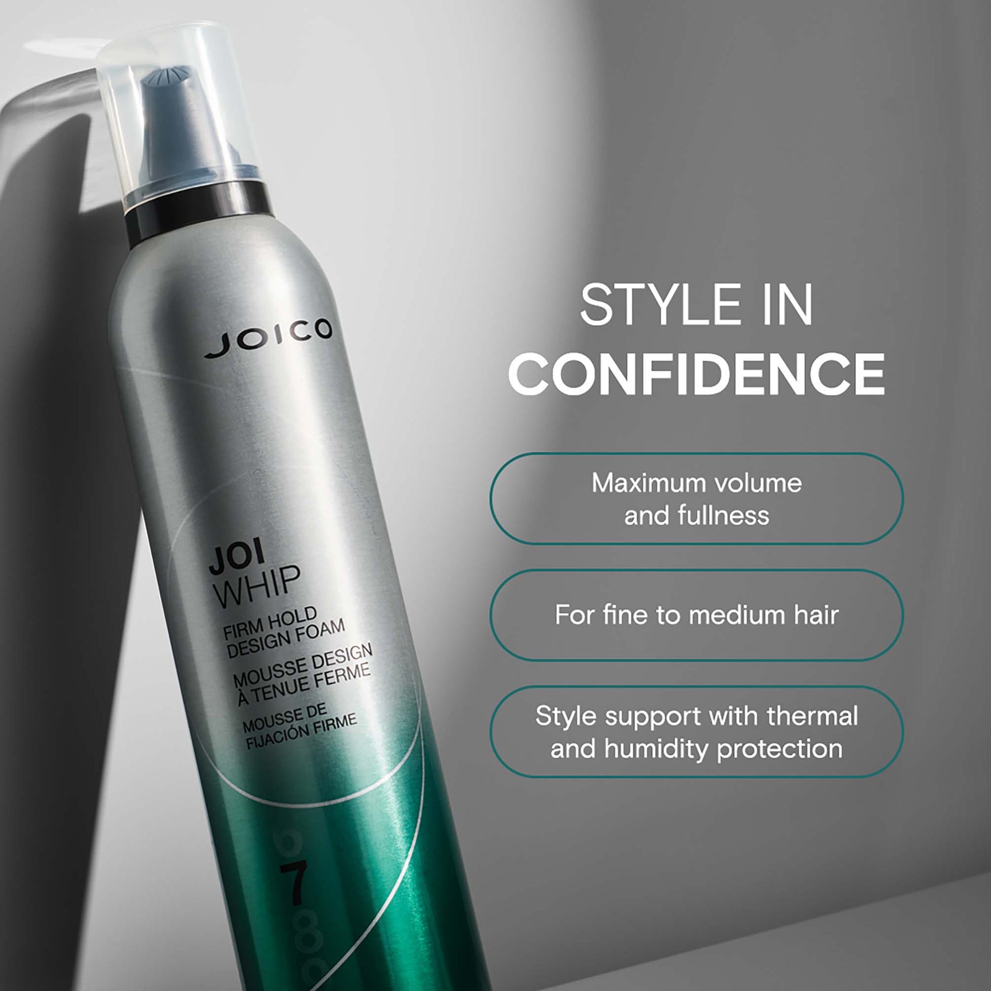 Mousse Coiffante Forte Tenue Joico JoiWhip 290gr - Pour Définition Et Volume, Format Mousse, Référence 2837094
