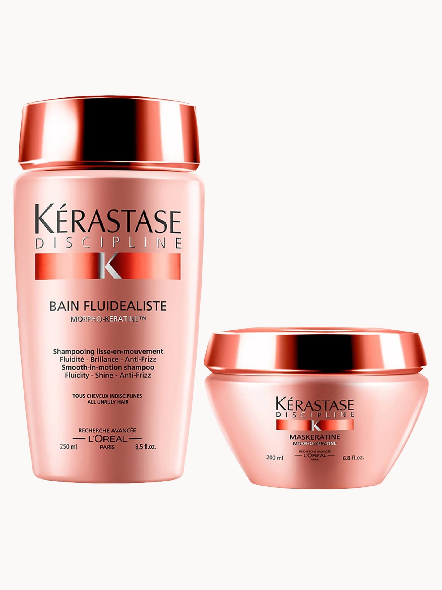 Kérastase Discipline Bain Fluidealiste (250ml) and Maskeratine (200ml)