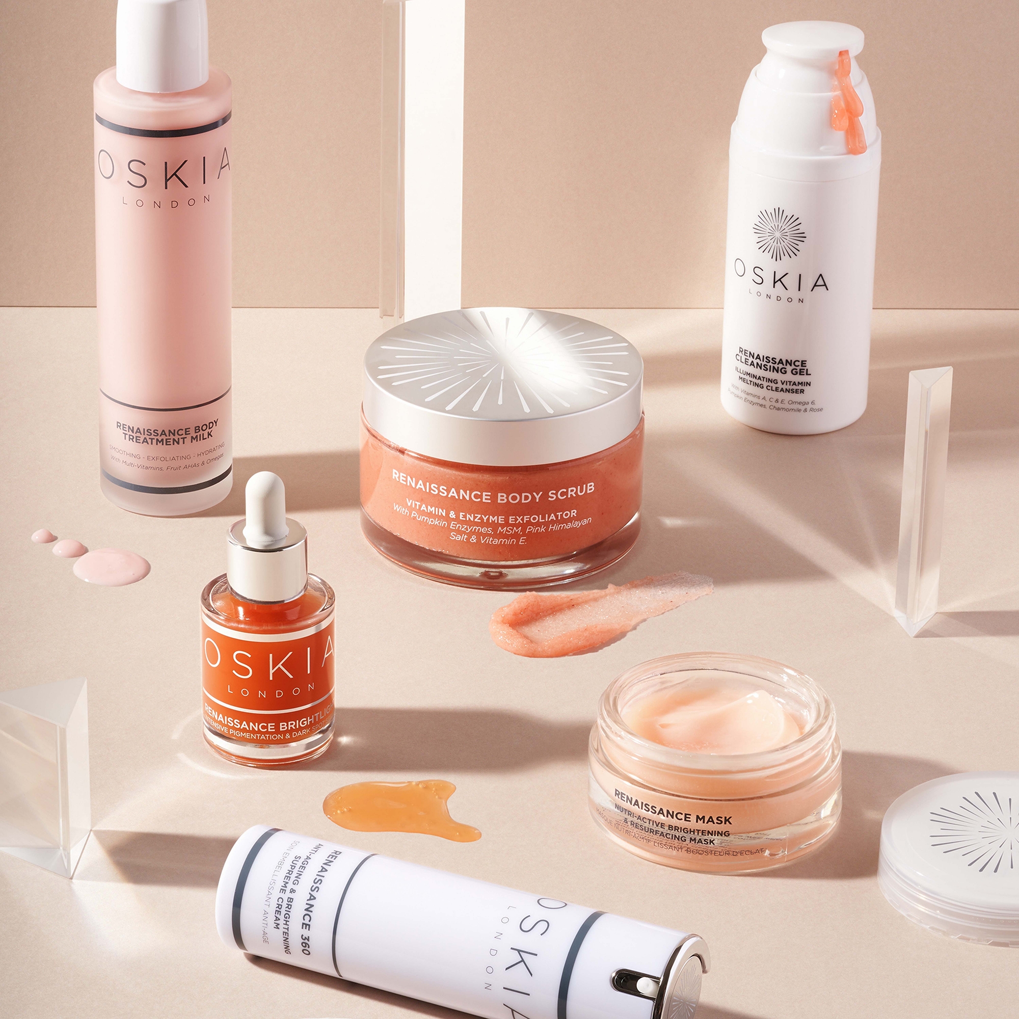 Oskia Renaissance Cleansing Gel Illuminating Vitamin Melting