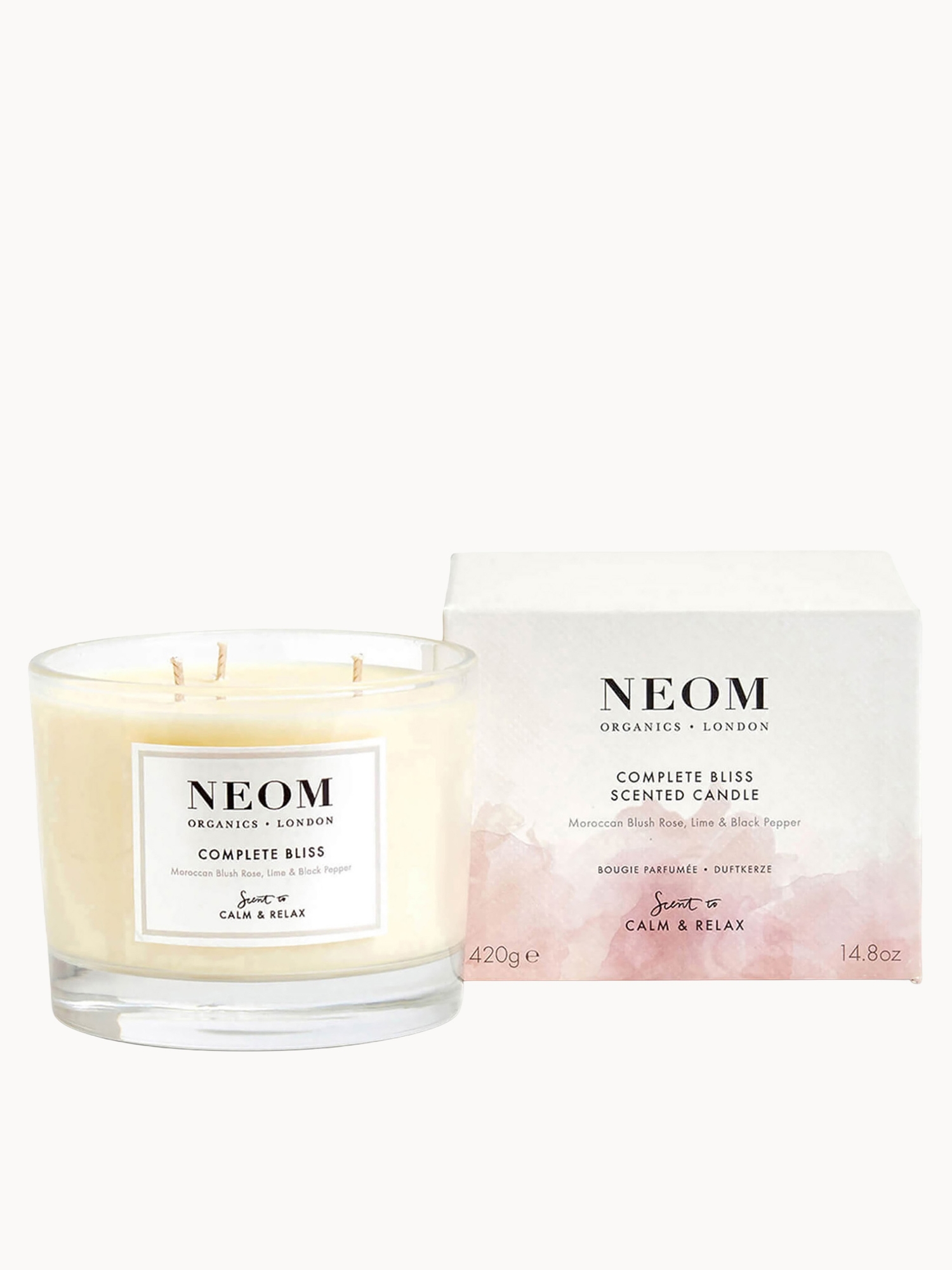 NEOM: NEOM Wellbeing Complete Bliss Luxury Scented Candle