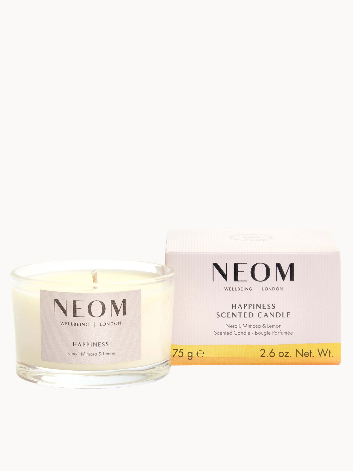 NEOM: NEOM Wellbeing Happiness Scented Travel Candle