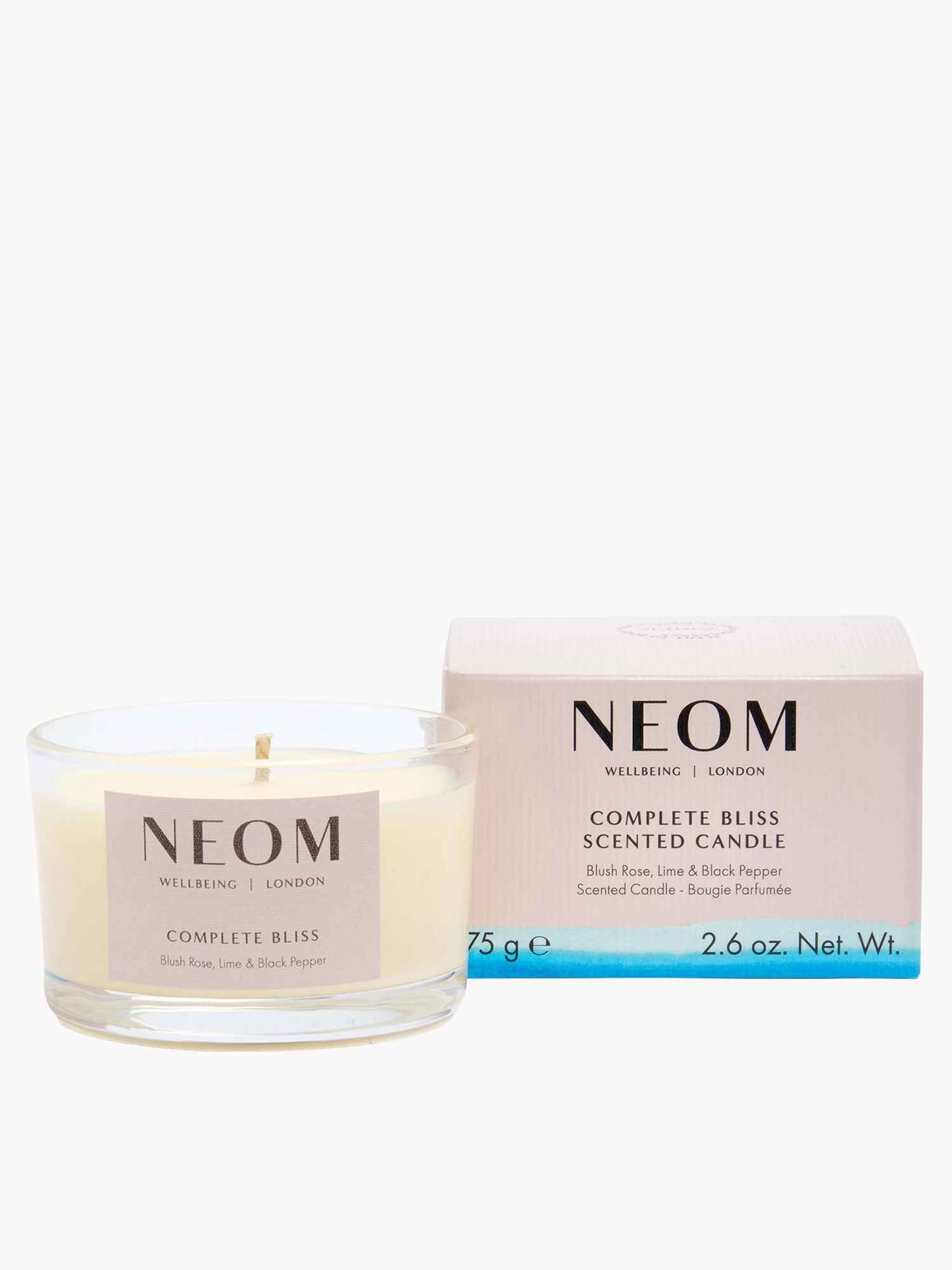 NEOM: NEOM Wellbeing Complete Bliss Travel Scented Candle