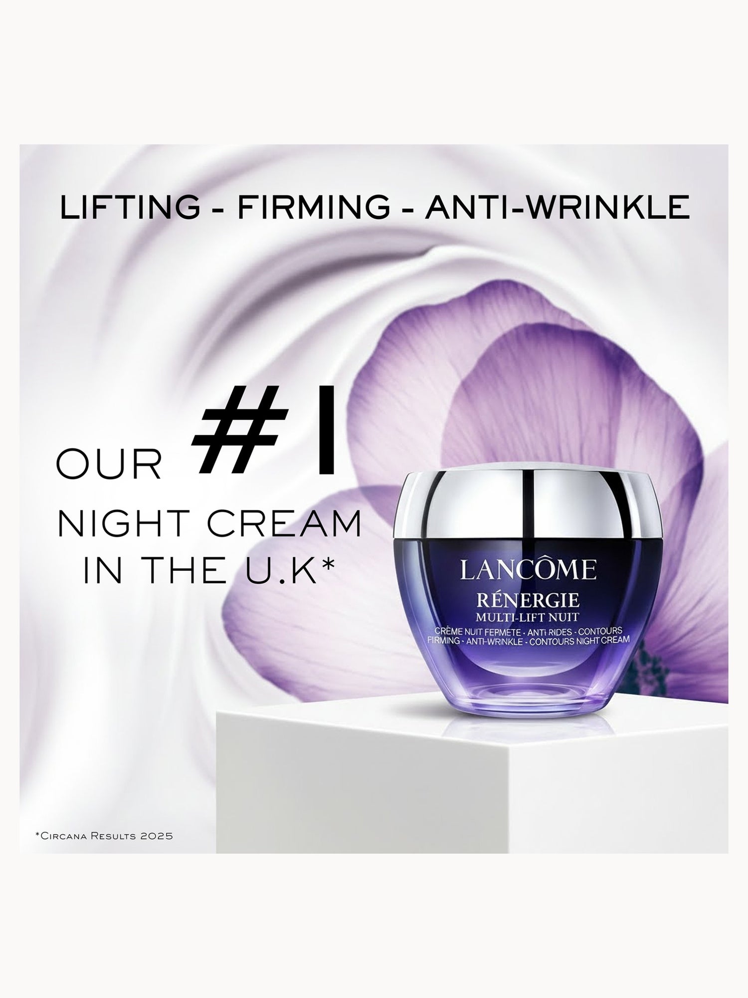 Lancôme Rénergie Multi-Lift Night Cream 50ml | LOOKFANTASTIC