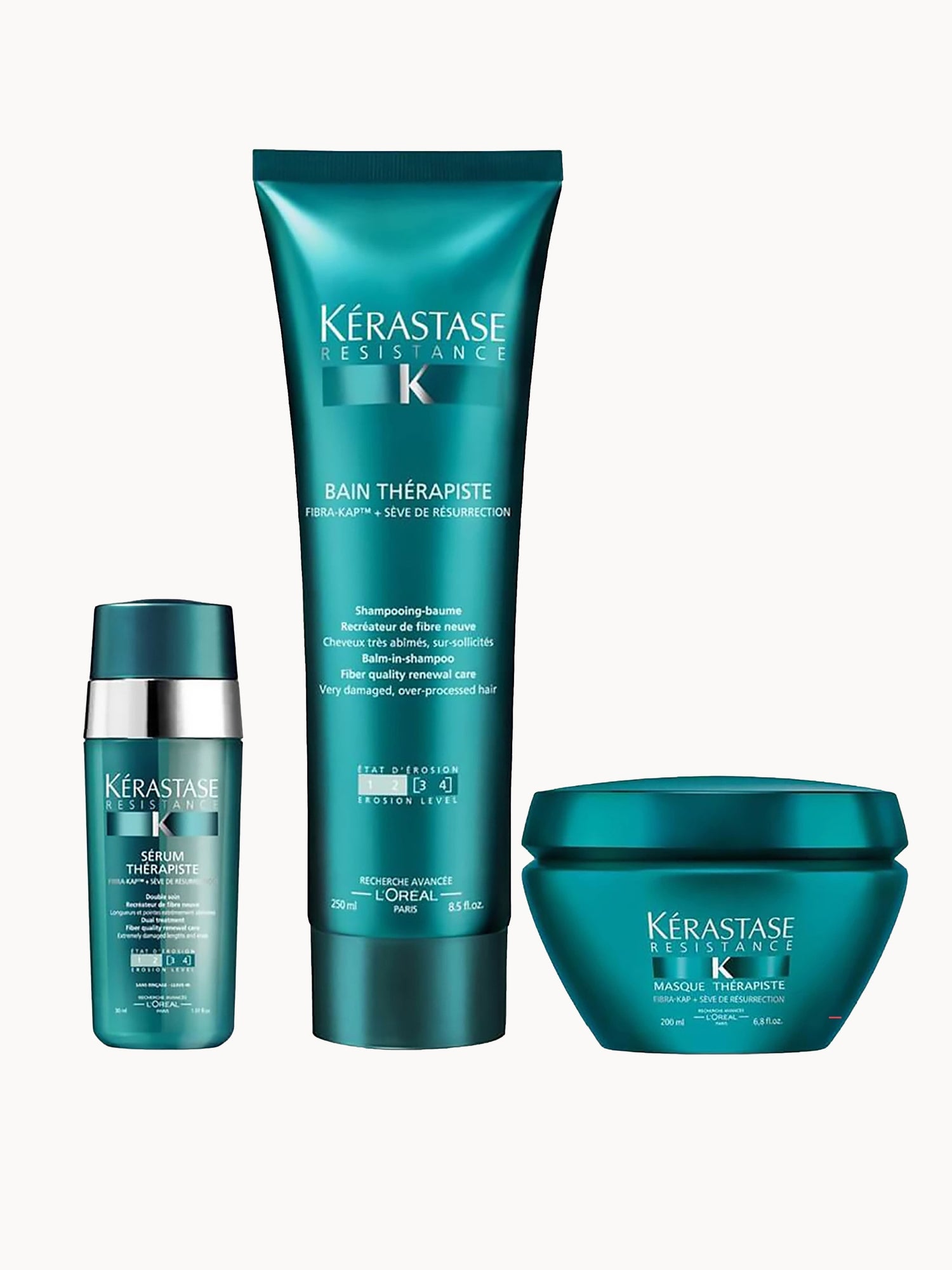 Kérastase Resistance Therapiste Shampoo, Masque and Serum Trio