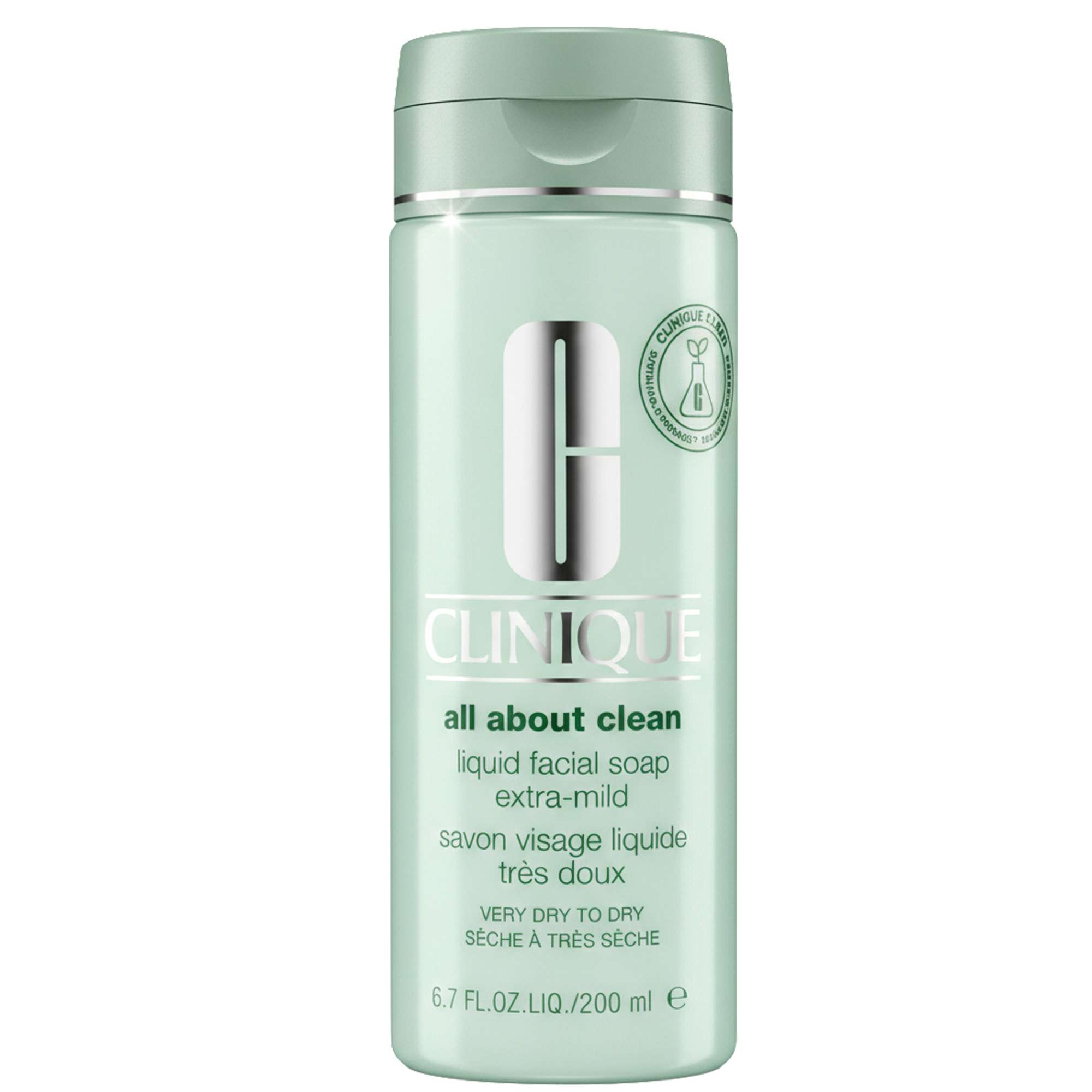 Clinique: Clinique  Liquid Facial Soap Extra-Mild for Very Dry to Dry Skin 200ml / 6.7 fl.oz.