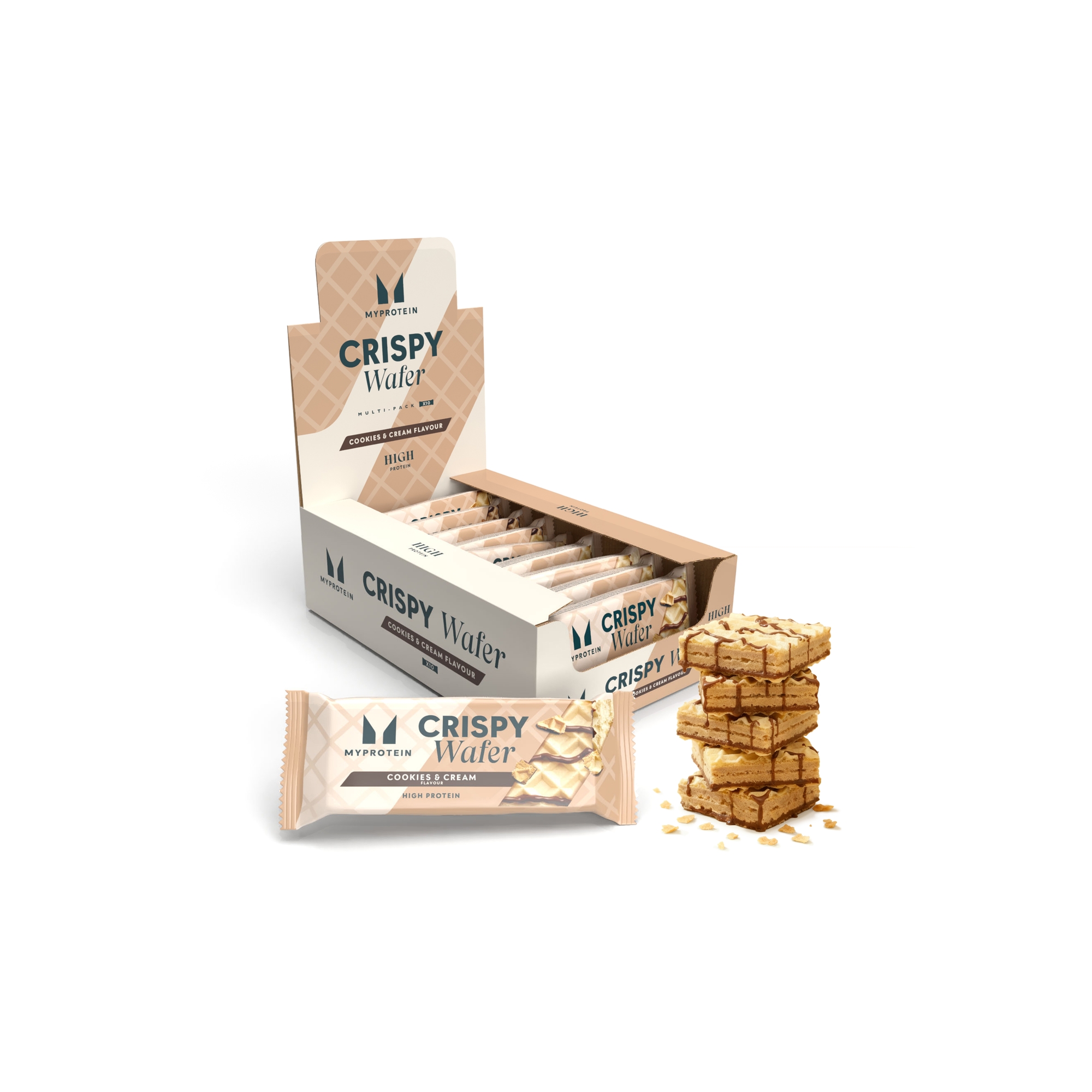Crispy Protein Wafer (Cookies and Cream)