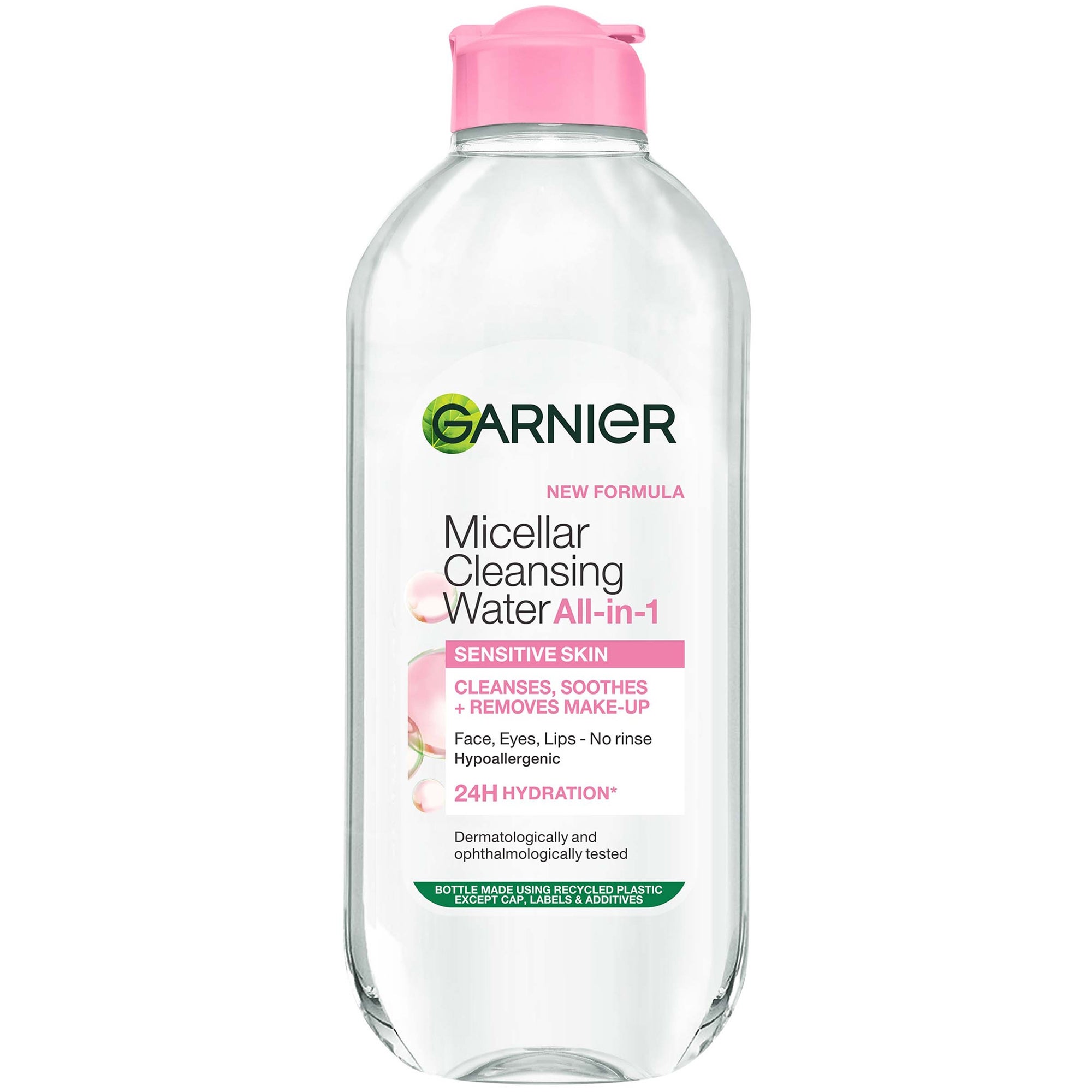 Garnier Micellar Water Facial Cleanser and Makeup Remover for Sensitive Skin 400ml