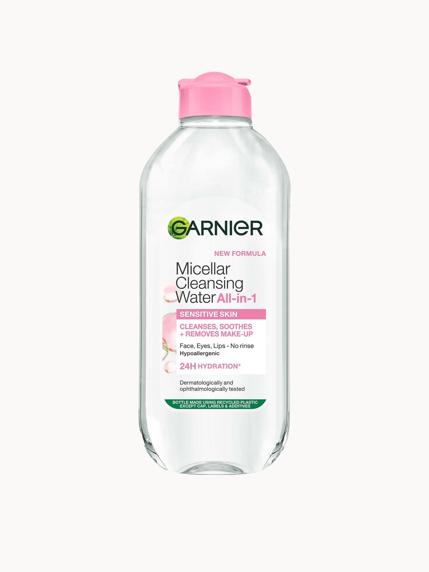 Garnier Micellar Water Facial Cleanser and Makeup Remover for Sensitive Skin 400ml