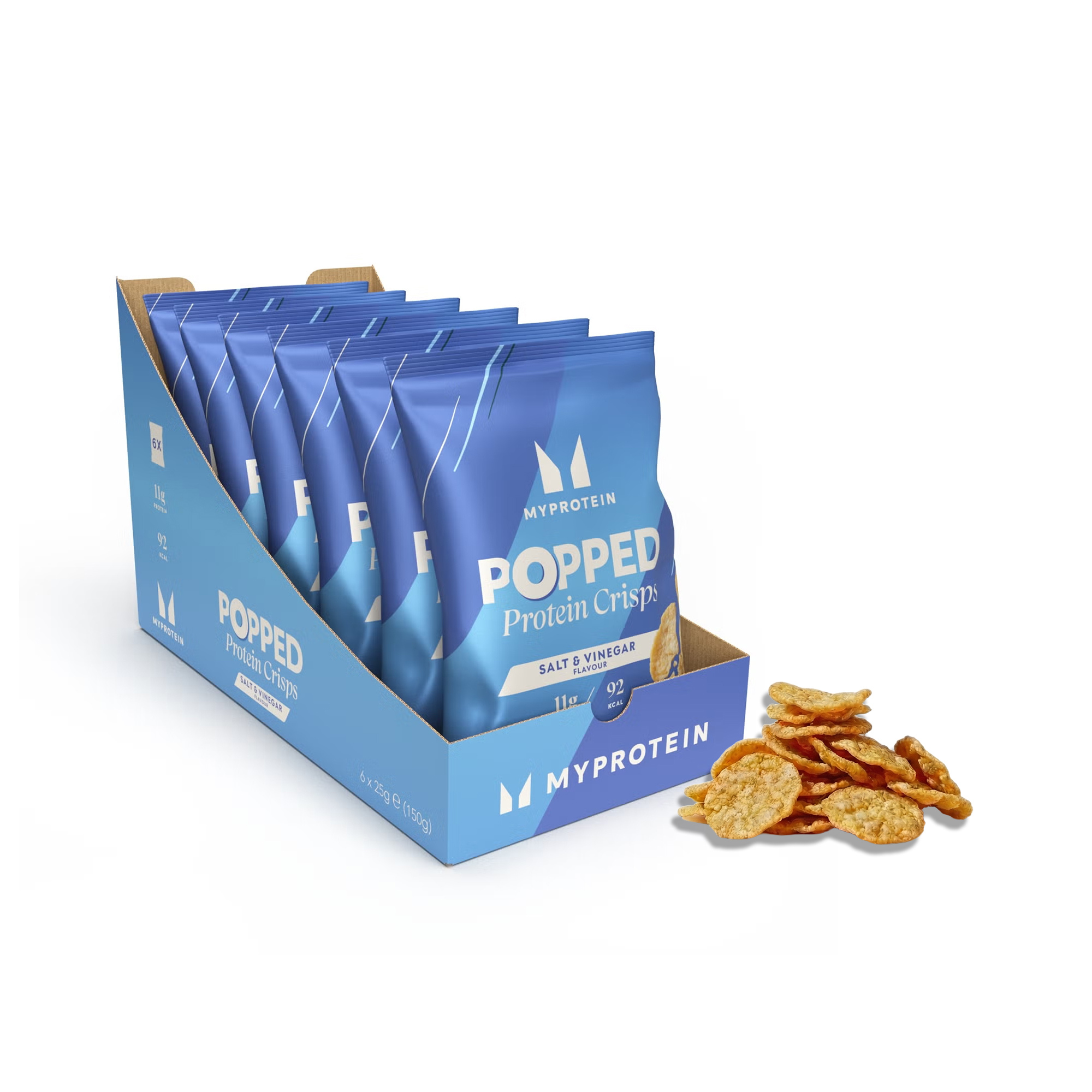 Popped Protein Crisps (Salt & Vinegar)