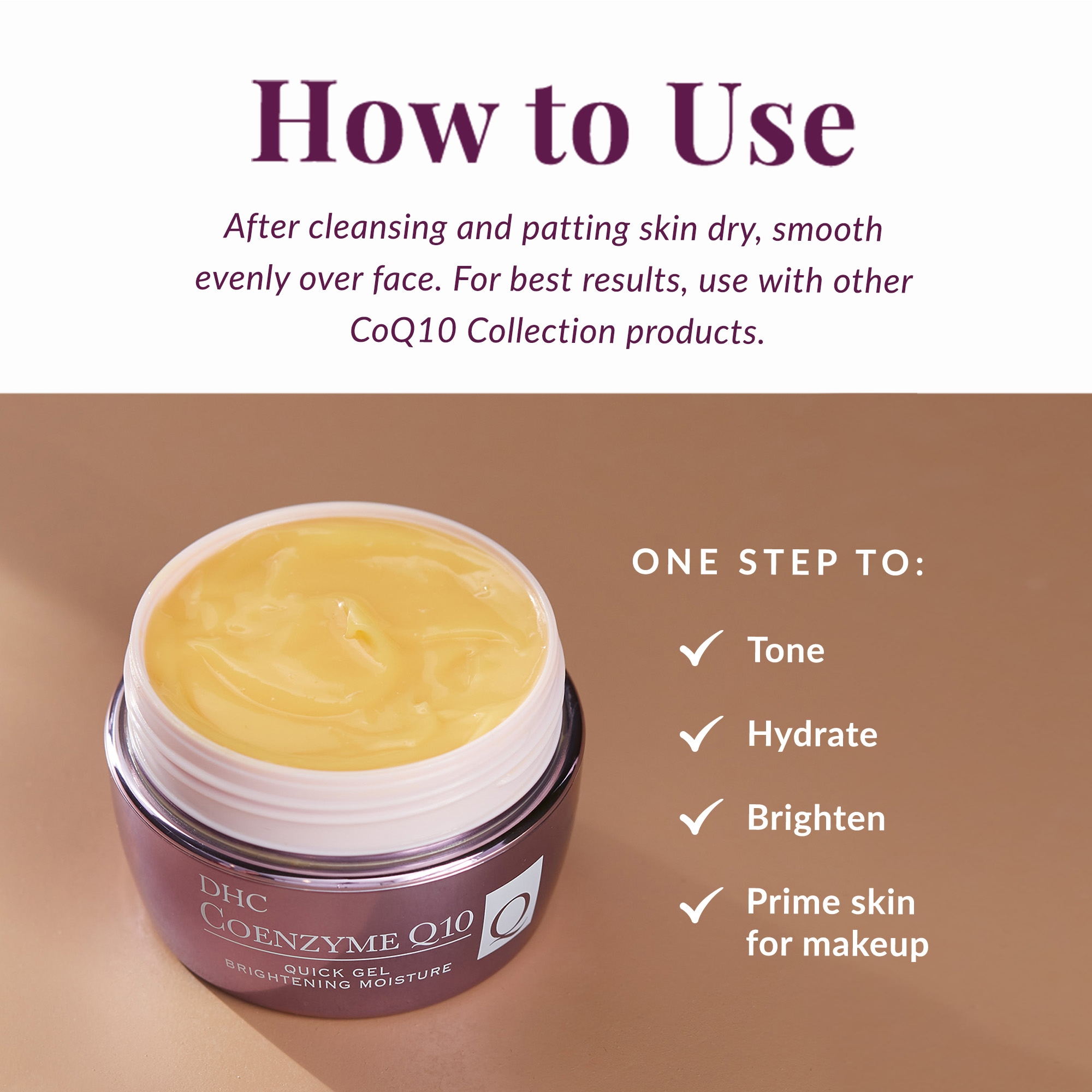 DHC CoQ10 Quick Gel All-in-One Brightening + Moisturizing - 3.5 oz