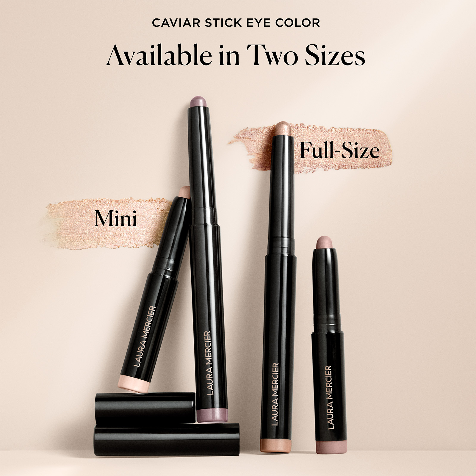 LAURA MERCIER CAVIAR STICK EYE COLOR 6色 Laura Mercier Caviar Stick Eye Shadow Shimmer & RoseGlow 1.64g