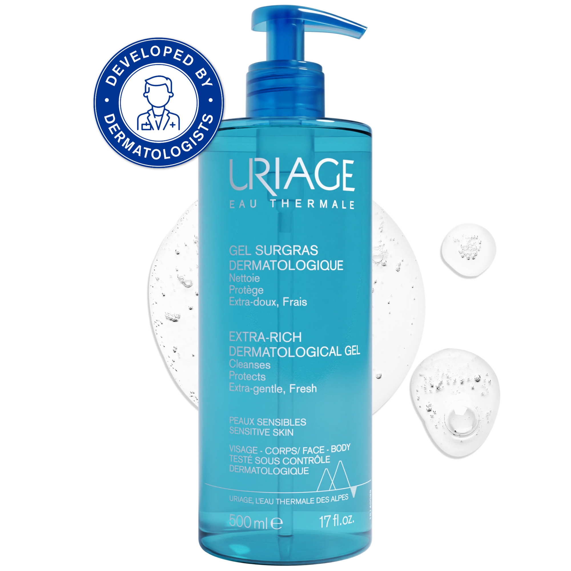 Uriage Surgras Foaming Cleansing Gel (500ml) LOOKFANTASTIC