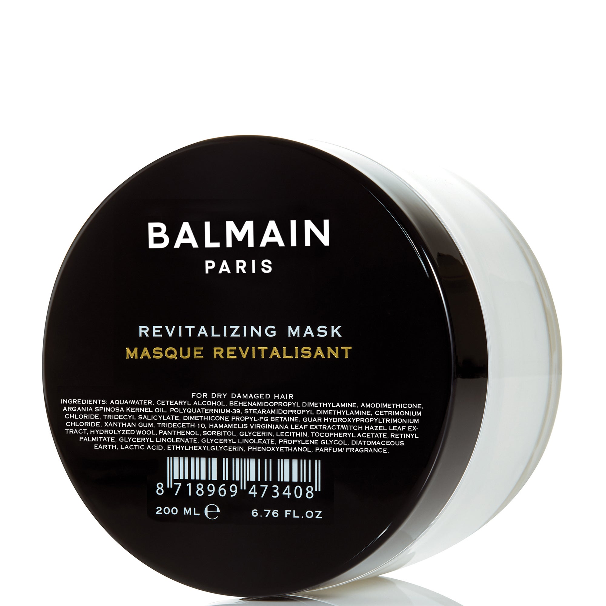 Balmain Beige Cotton Facemask main image 0