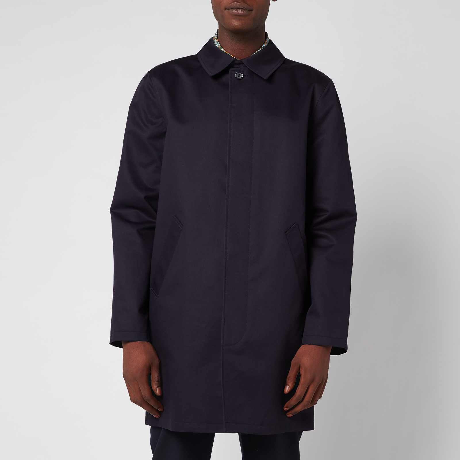 A.P.C. Men's Ville Mac - Dark Navy - S | Coggles A.P.C. Men's Ville Mac - Dark Navy - S | Coggles