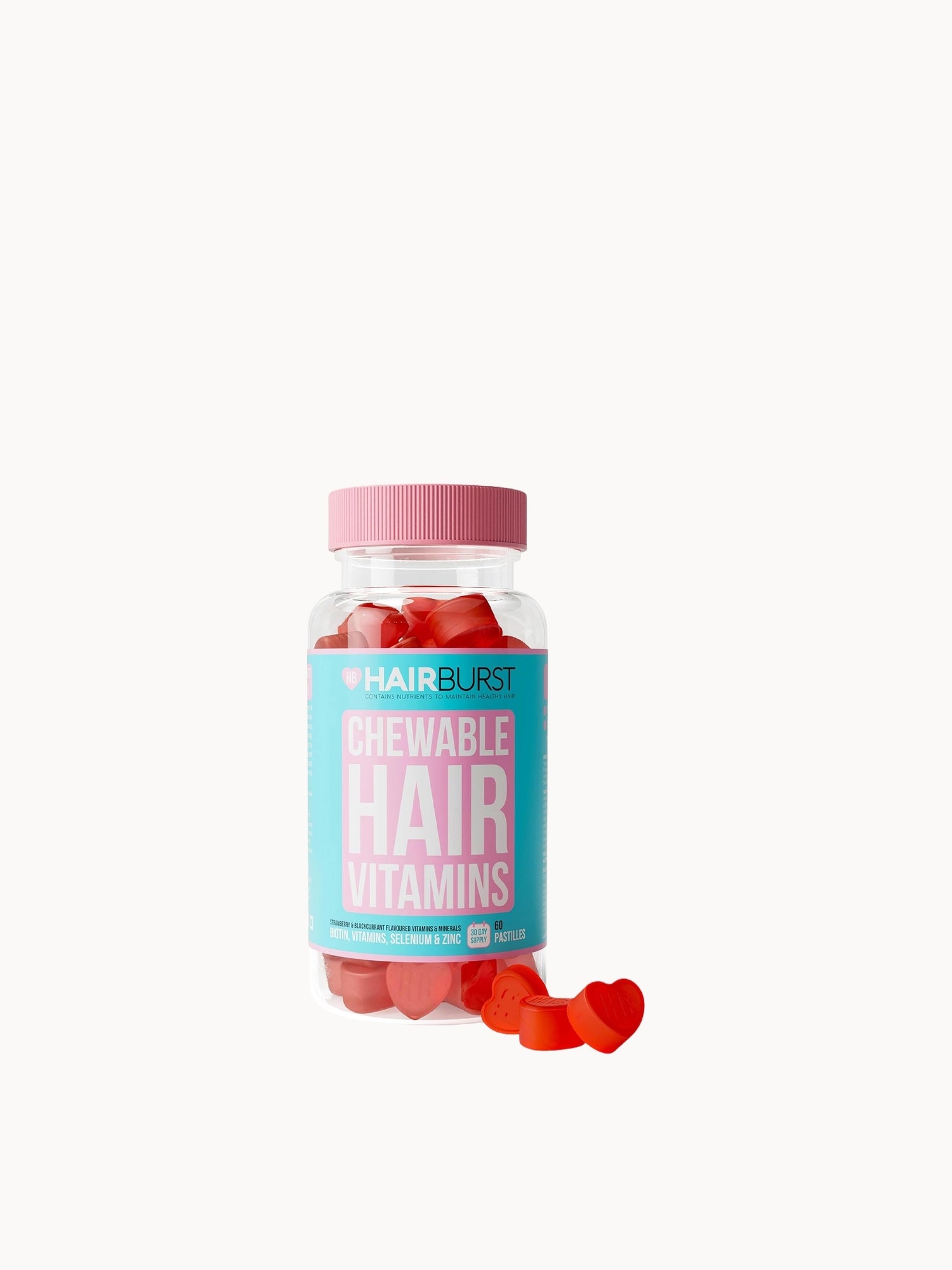 Hairburst Strawberry Chewable Vitamin - 60 capsules