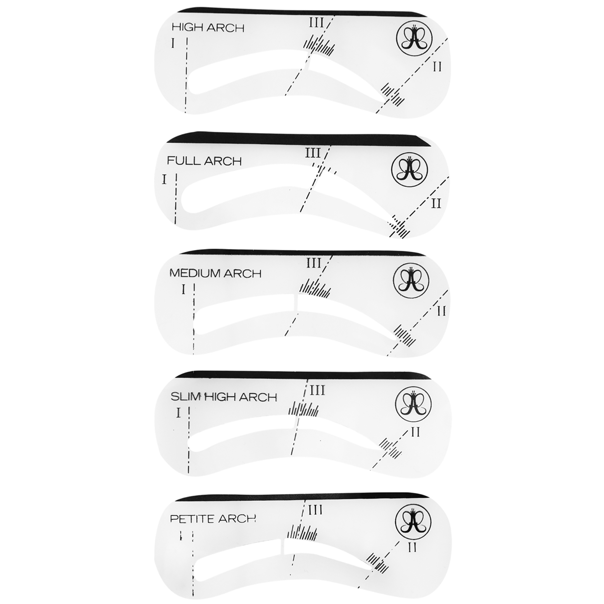 cult Anastasia Beverly Hills Stencils - 5pk
