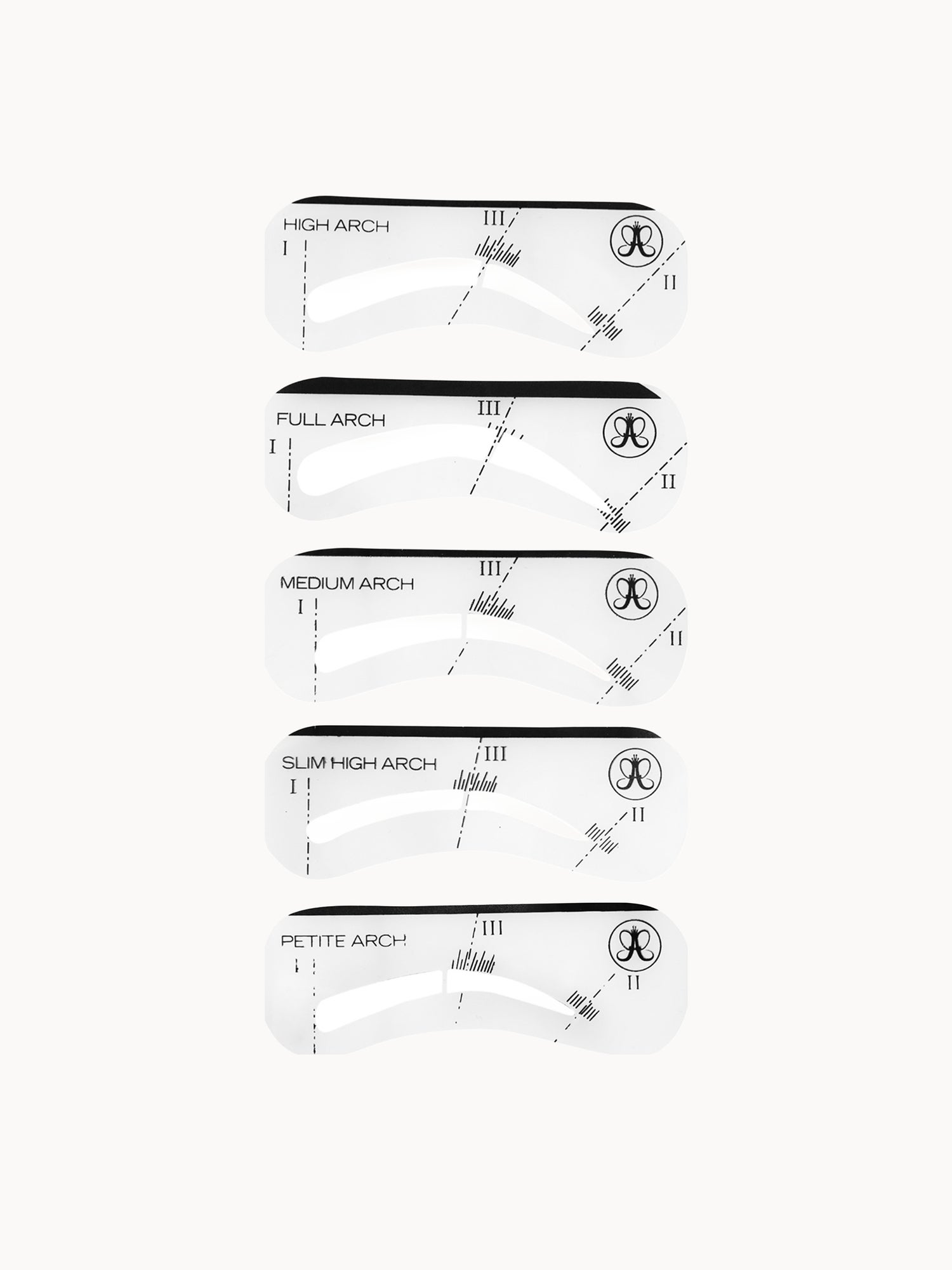 Anastasia Beverly Hills Stencils - 5pk