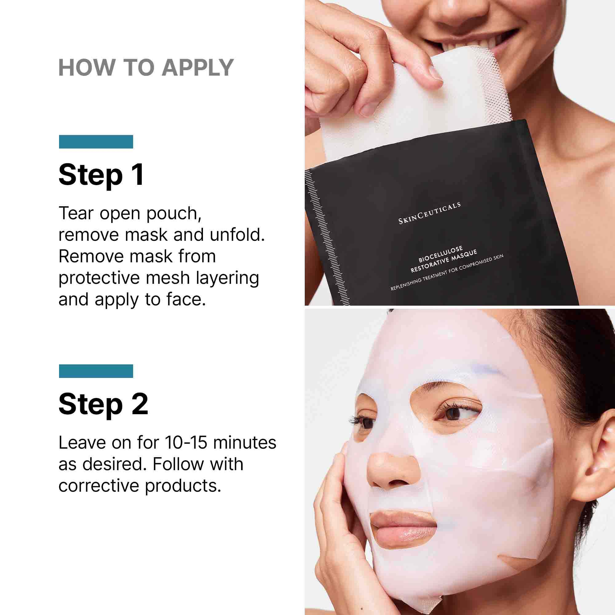 SkinCeuticals Biocellulose Restorative Sheet Mask (6 Pack) | Dermstore