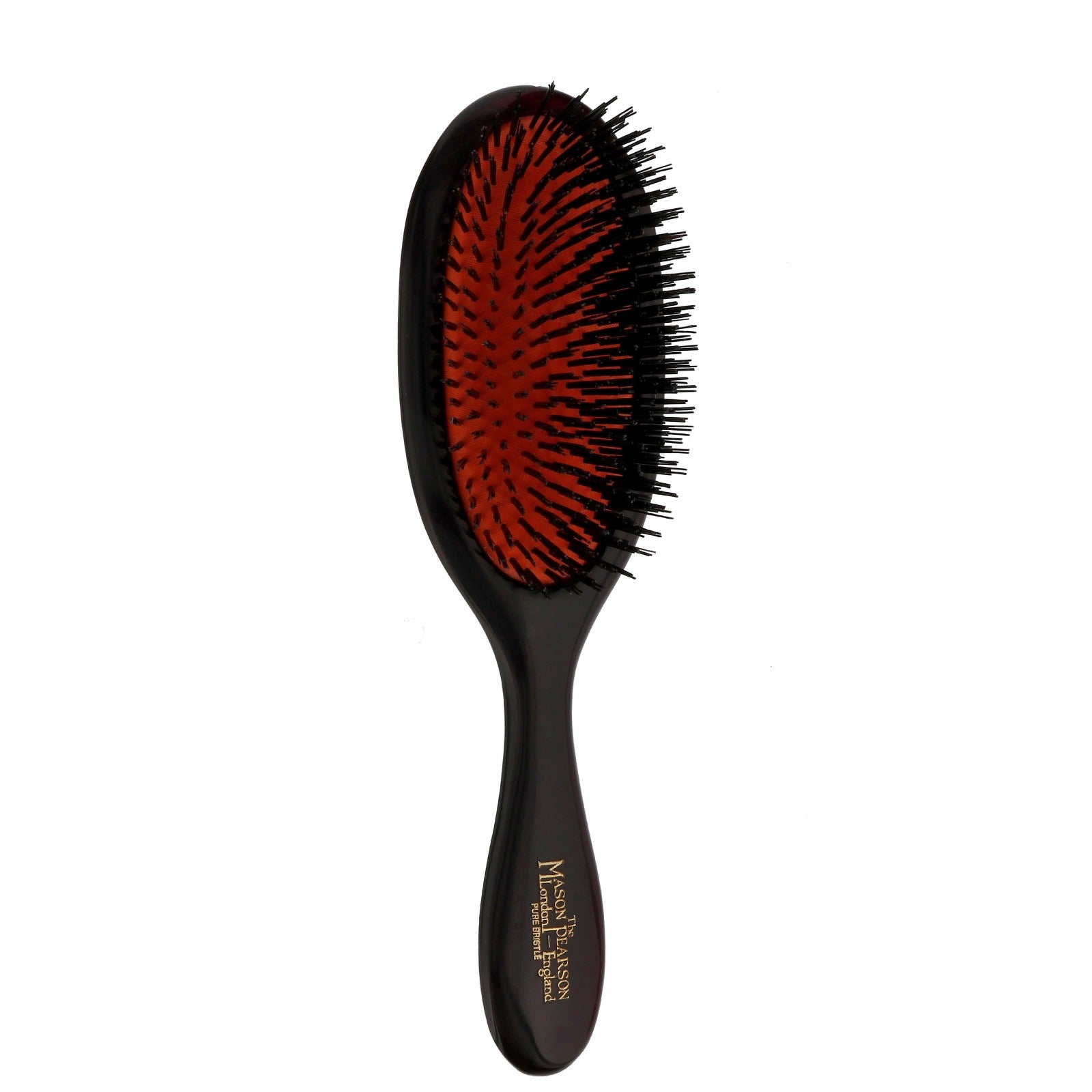 Mason Pearson Pure Boar Bristle Handy Brush Dark Ruby B3 | allbeauty