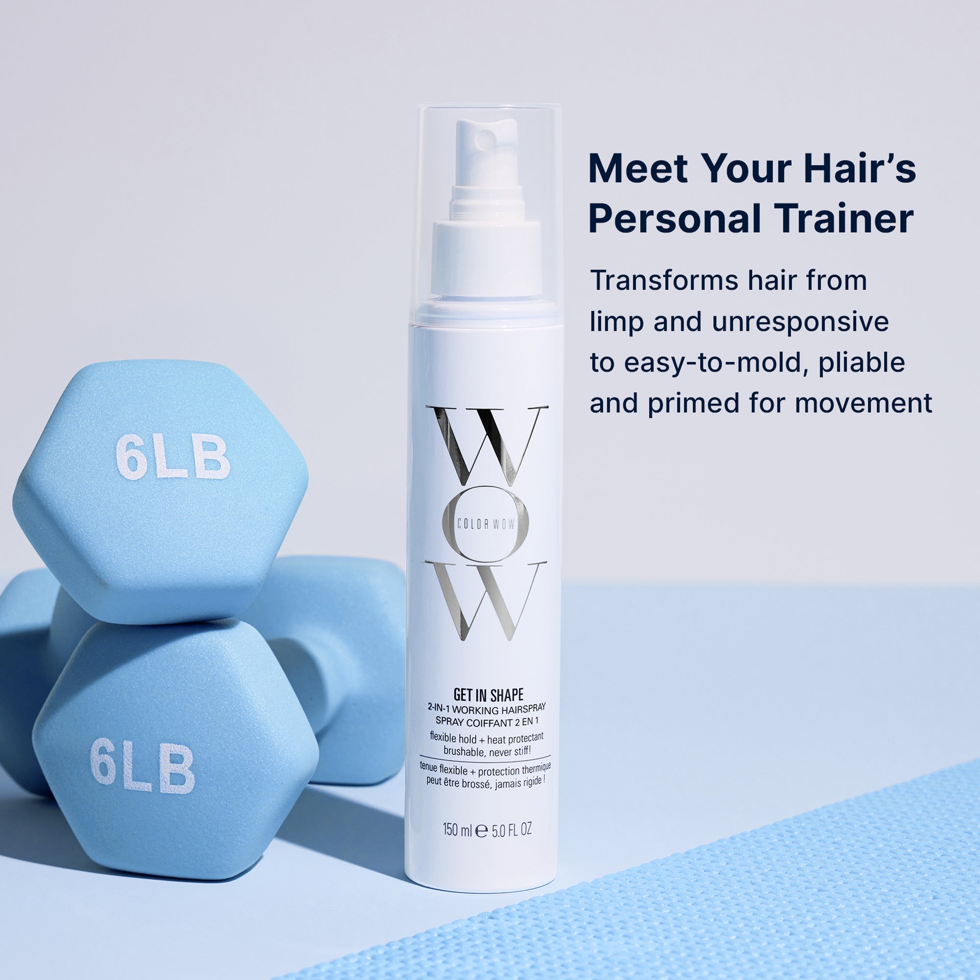 Color Wow Get in Shape 2-in-1 Working Hair Spray 150ml | Cult Beauty