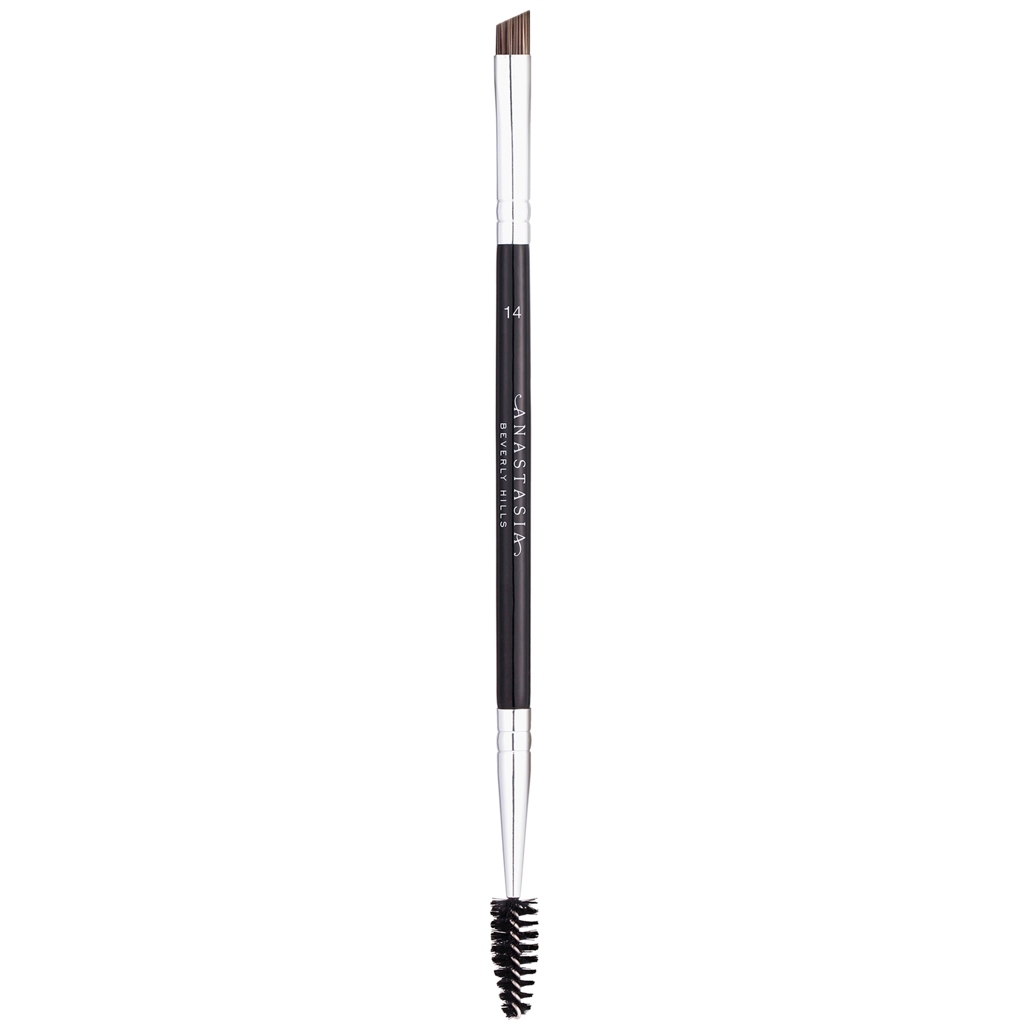cult Anastasia Beverly Hills #14 Duo Brow/Eye Liner Angled Cut/Spooley Synthetic Brush