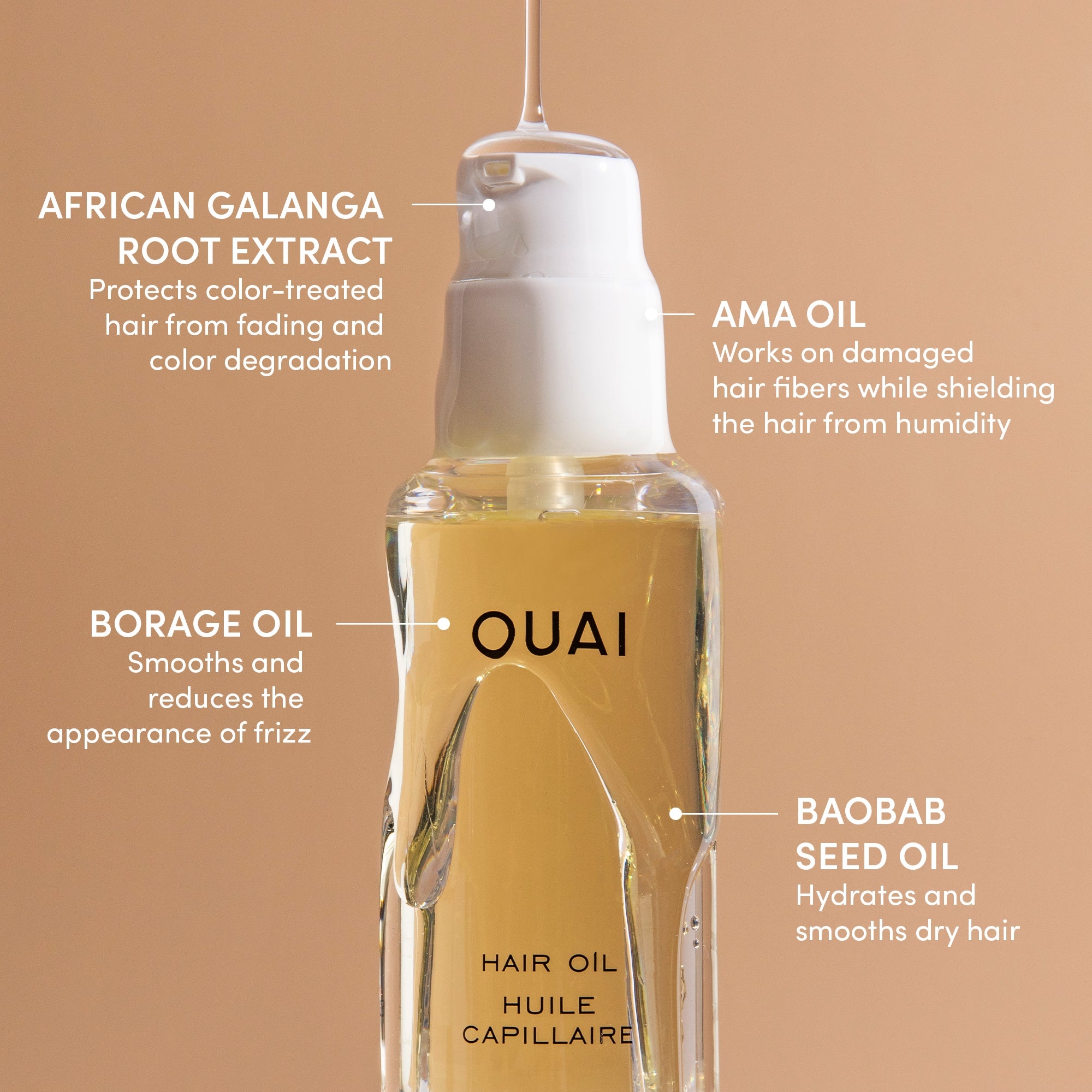 OUAI Hair Oil 45ml | LOOKFANTASTIC