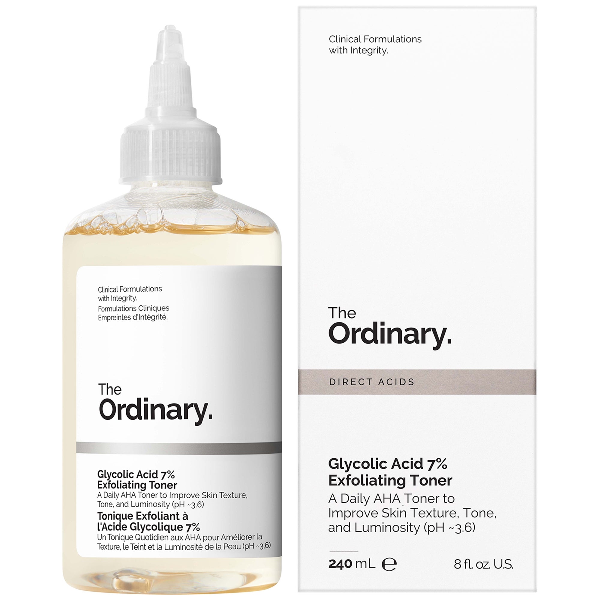 The Ordinary Glycolic Acid 7 Exfoliating Toner 240ml Cult Beauty The Ordinary Glycolic Acid 7 Exfoliating Toner 240ml Cult Beauty