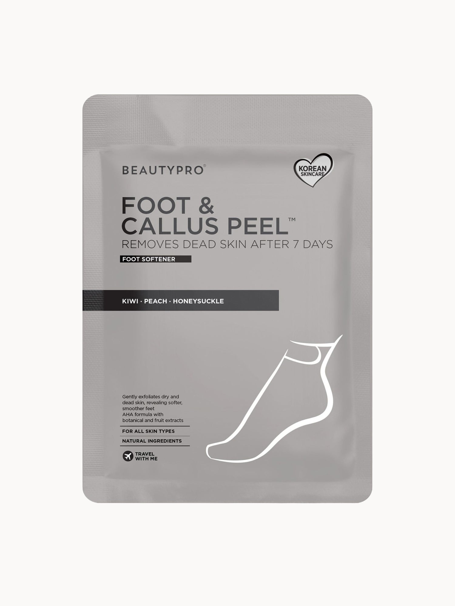 BEAUTYPRO Foot and Callus Peel with over 17 Botanical and Fruit Extracts (1 Pair)