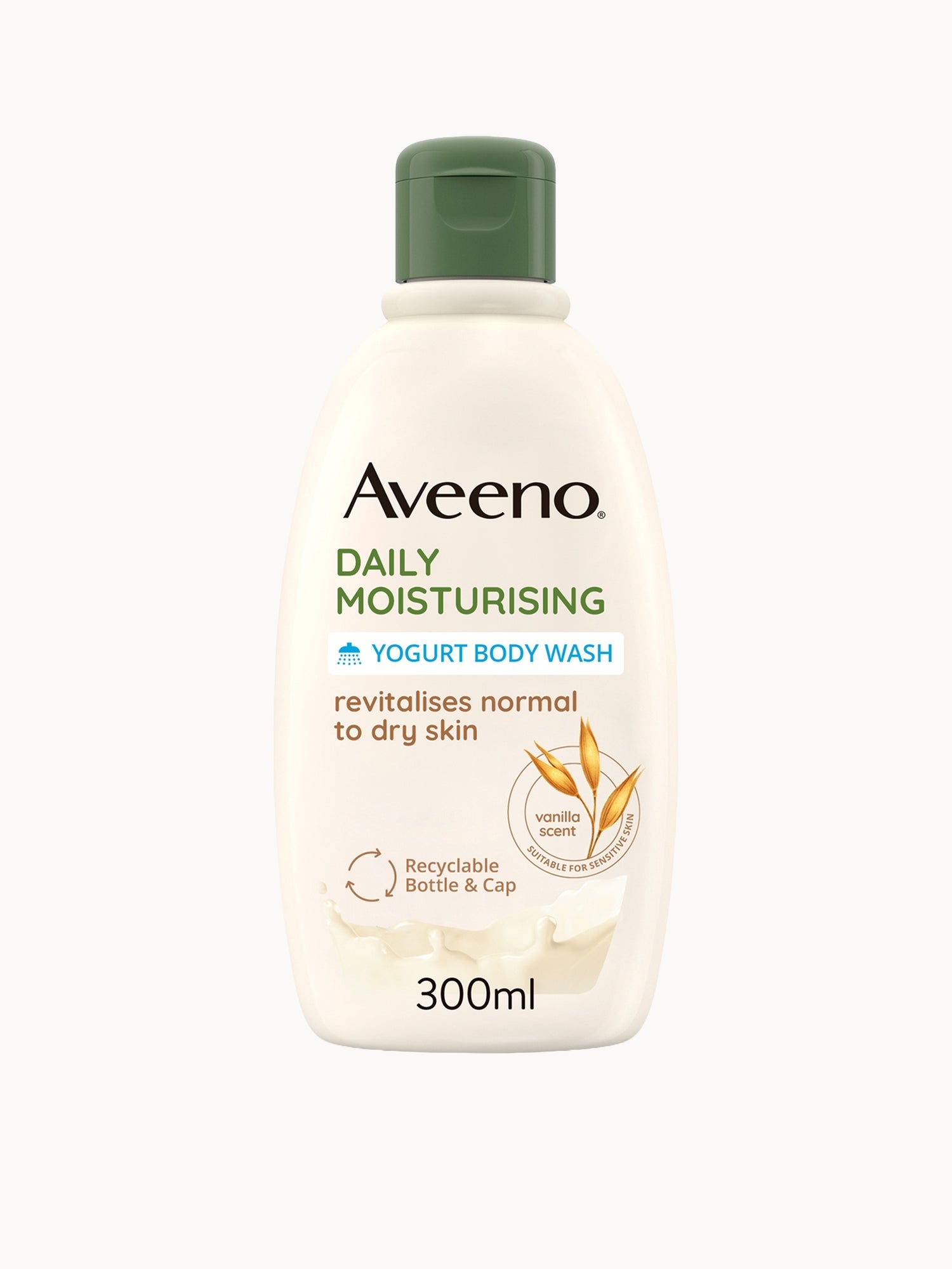 Aveeno Aveeno Daily Moisturising Yogurt Body Wash Vanilla & Oat Scented 300ml