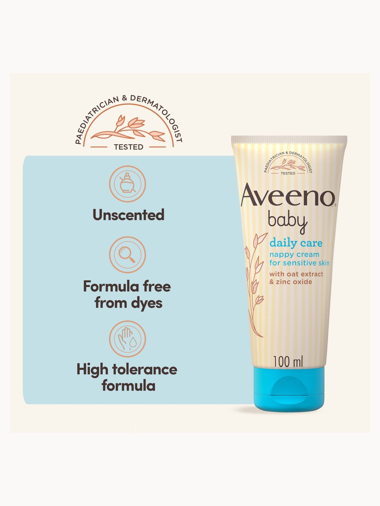 Aveeno Baby Daily Care Barrier Cream 100ml | LOOKFANTASTIC