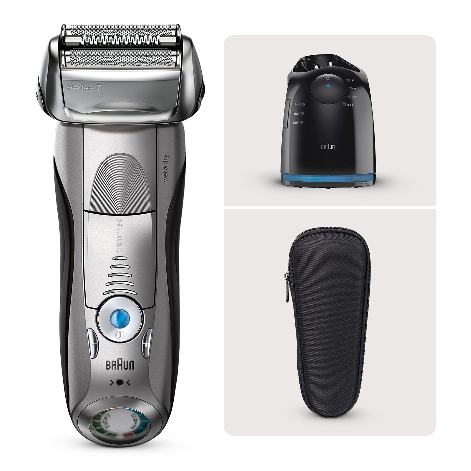 Braun Series 7 7898Cc Wet and Dry Electric Shaver