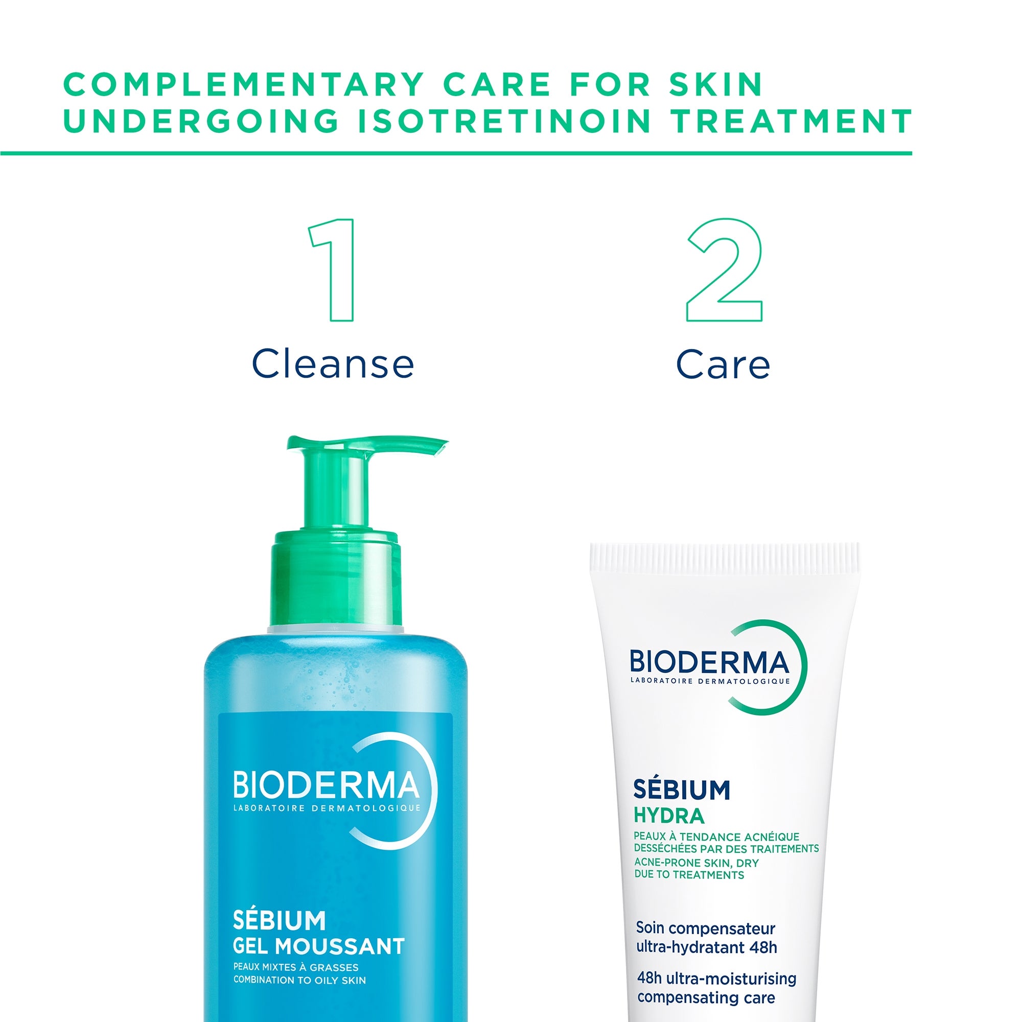 Bioderma Sebium Hydra Moisturising Compensating Cream 40ml