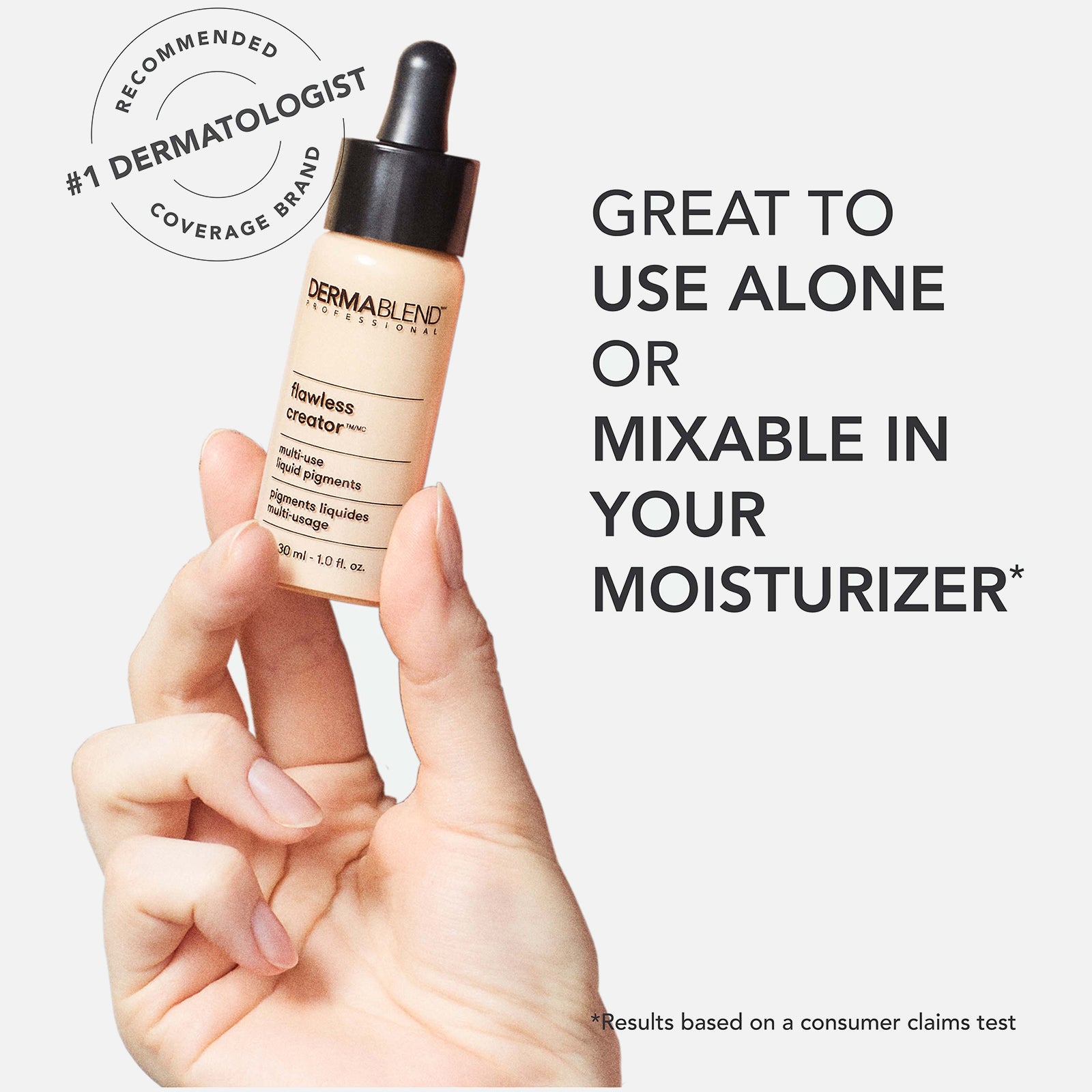 Dermablend Flawless Creator Foundation – Leicht, ölfrei, Volle Deckkraft, 16h Halt, Für Normale Bis Fettige Haut, 25N, 30ml