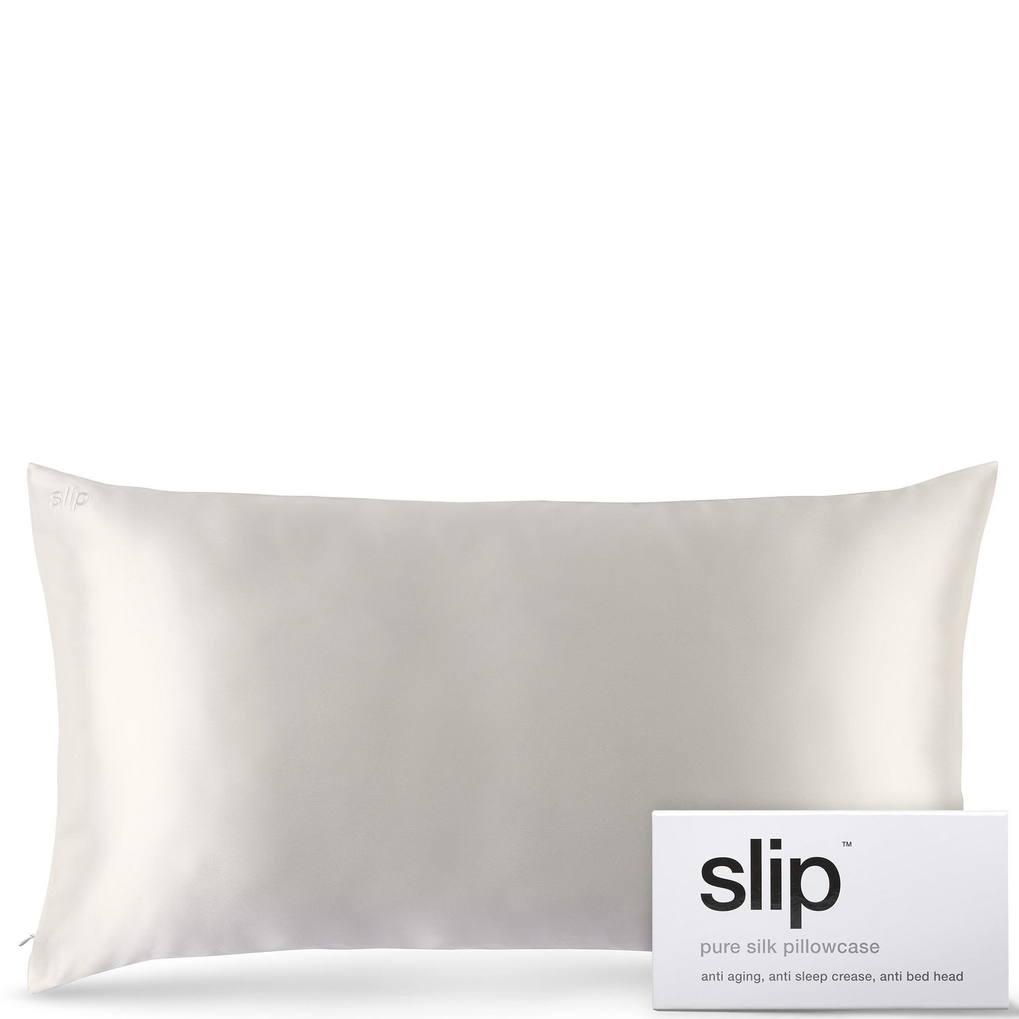 cult Slip Silk Pillowcase King - White