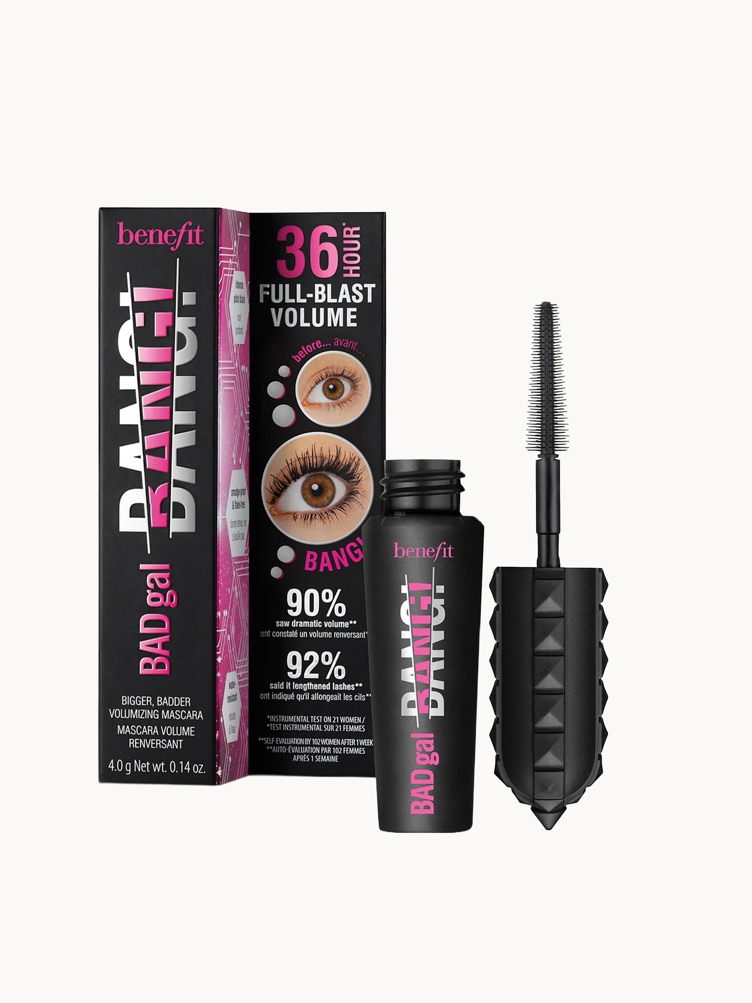 benefit: benefit Badgal Bang Volumising Mascara Mini - Pitch Black 4g
