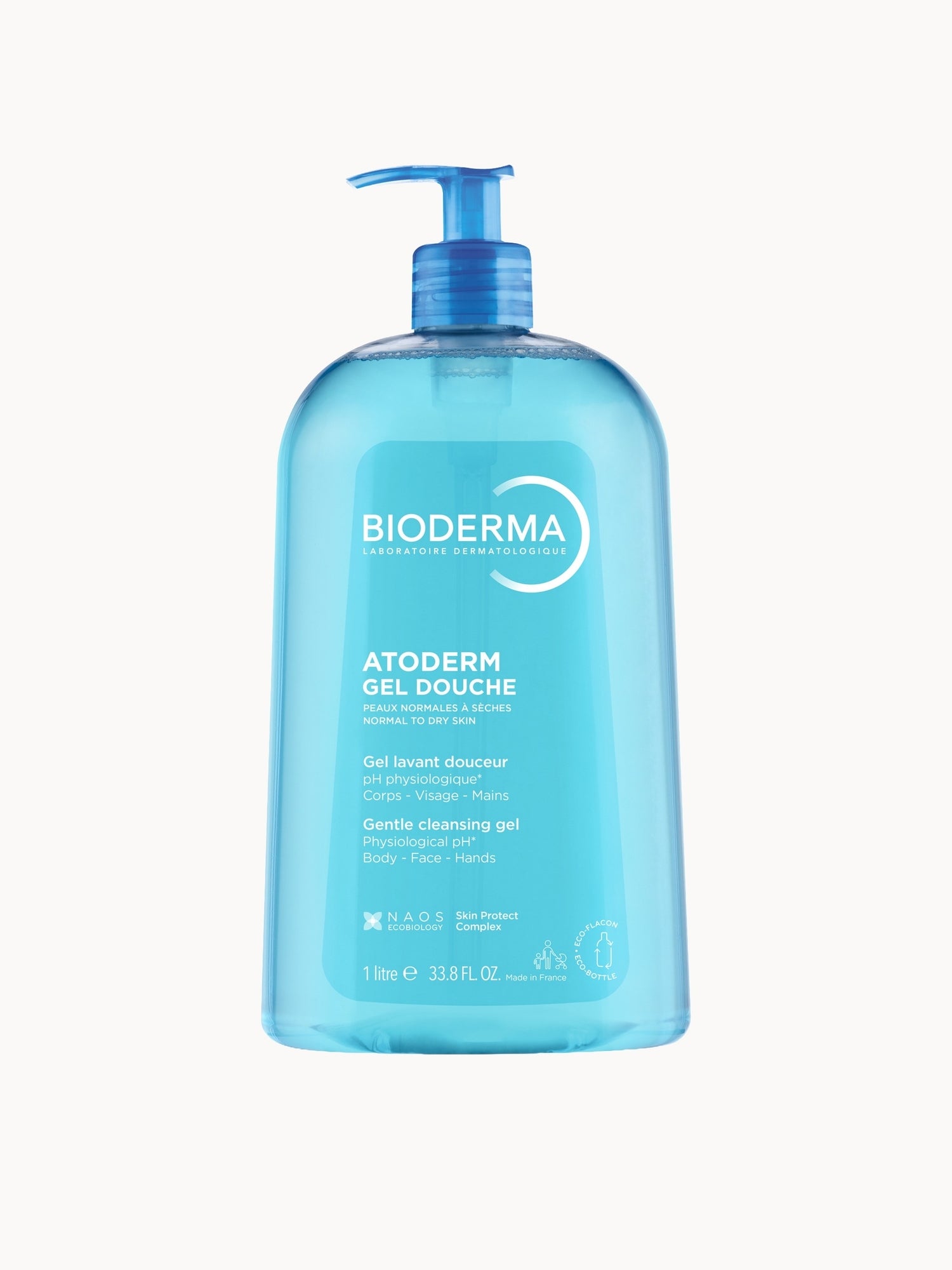 Bioderma Atoderm Gentle Shower Gel Body Wash For Normal to Dry Skin 1L