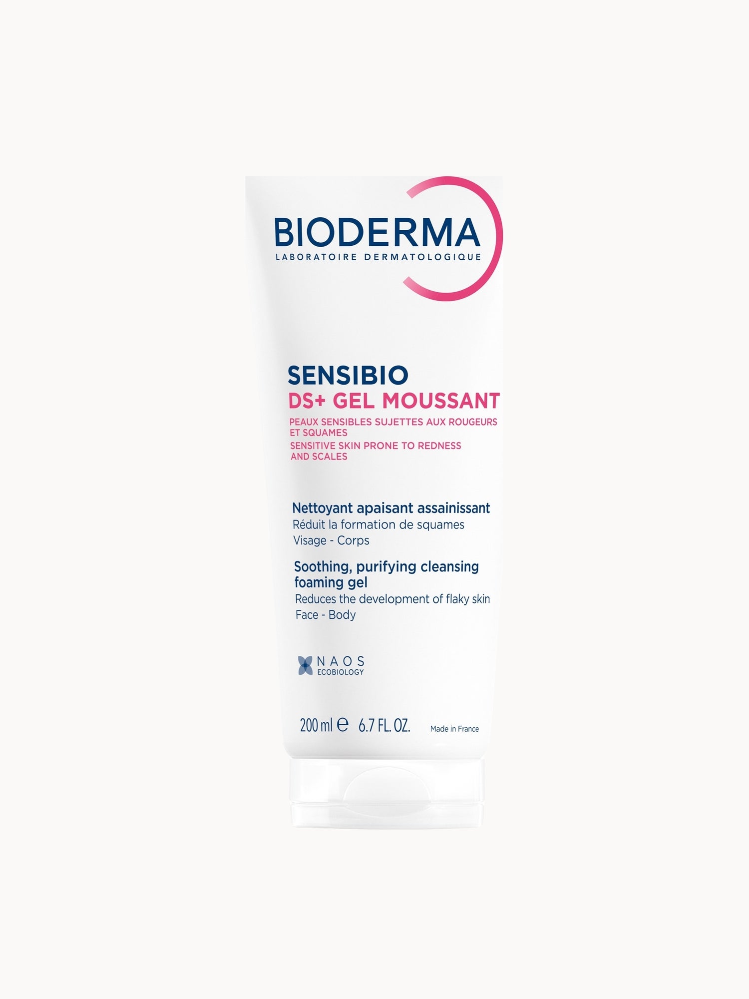 Bioderma Sensibio Seborrheic Dermatitis Gentle Soothing Cleansing Wash - Face & Body, suitable for adults & babies 200ml
