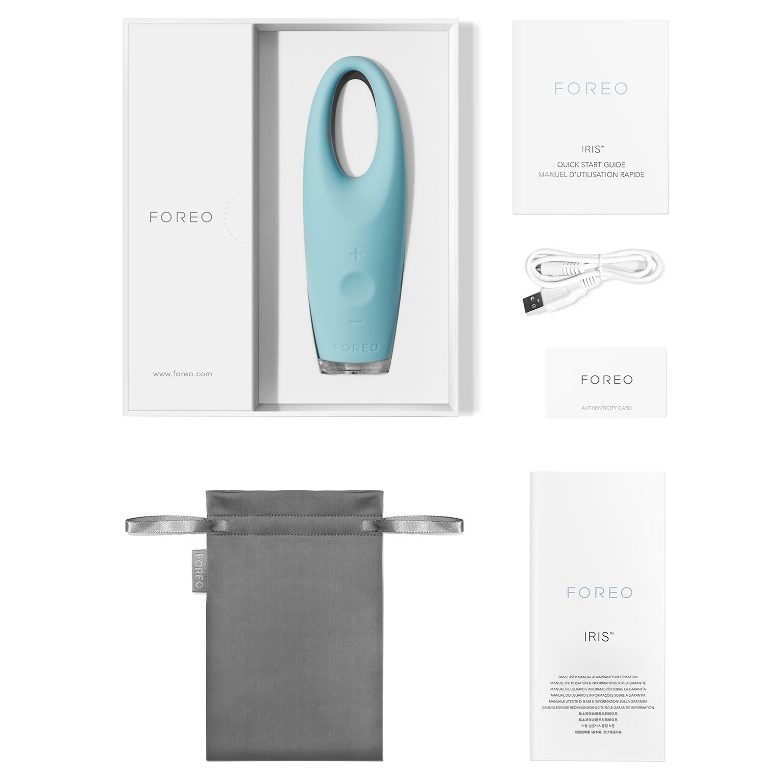 FOREO IRIS Illuminating Eye Massager (1 piece) | Dermstore