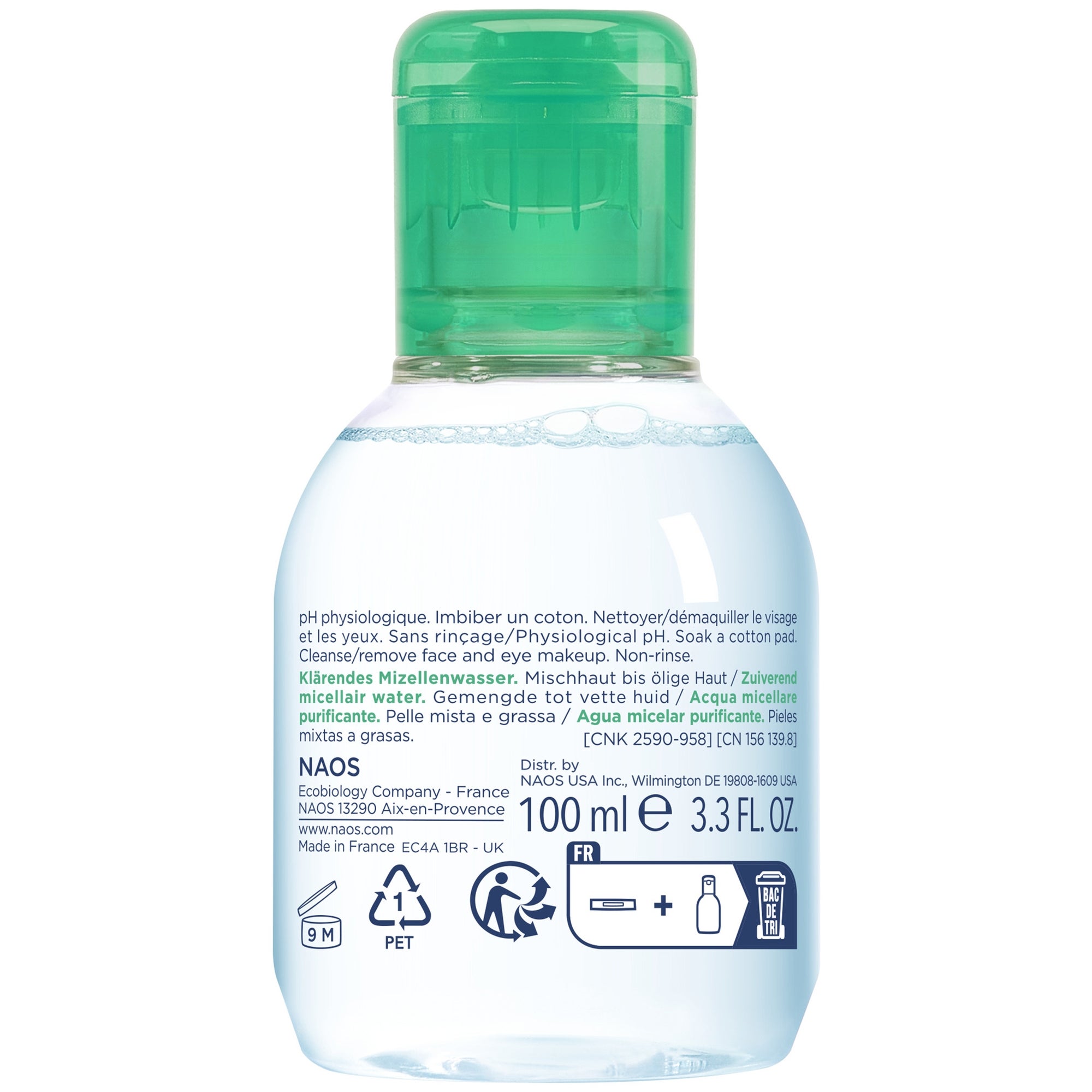 Bioderma Sebium H2O Micellar Water (3.4 oz.) | Dermstore