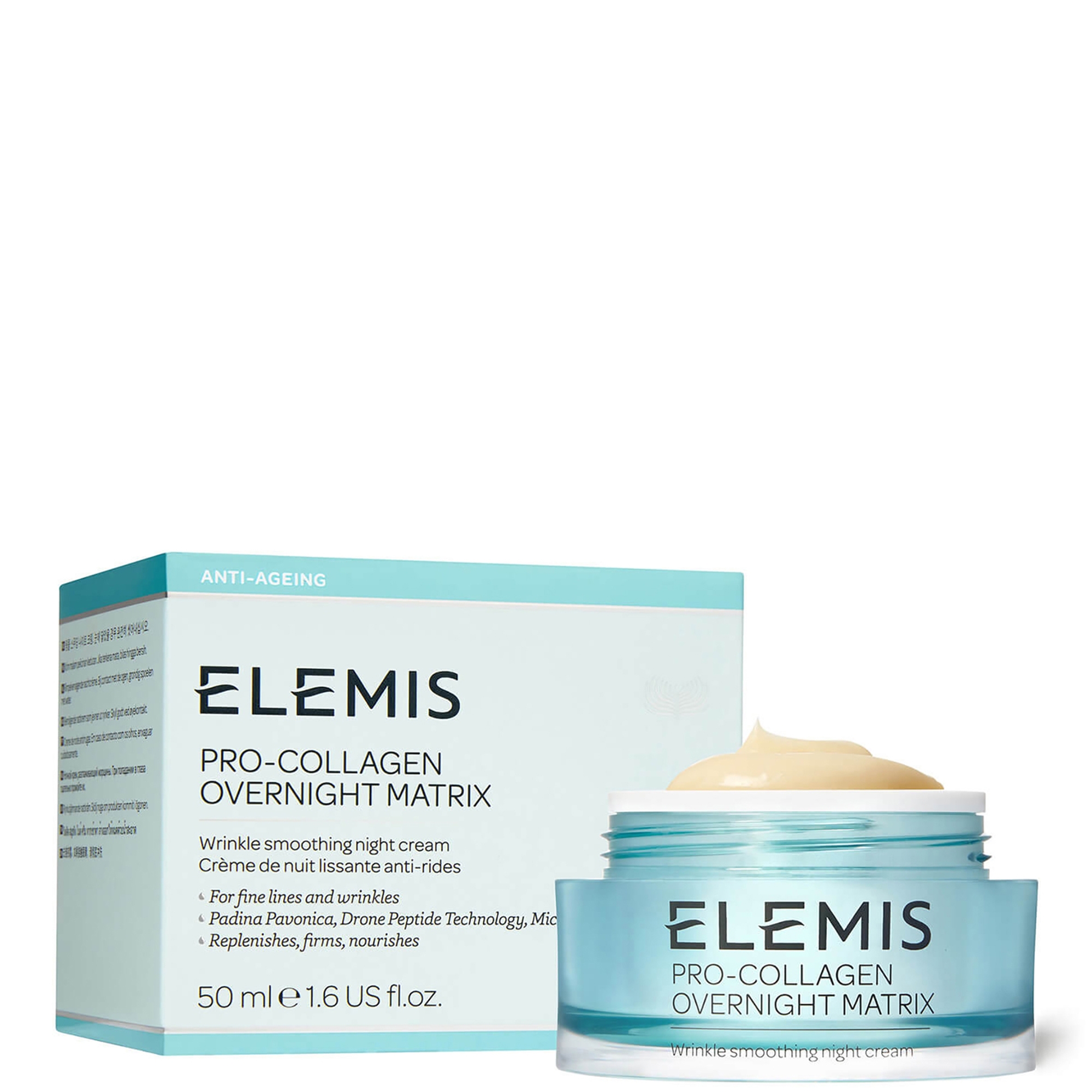 Elemis 2024 Pro-Collagen Overnight Matrix Night Cream, Full Size, 1.6 fl oz