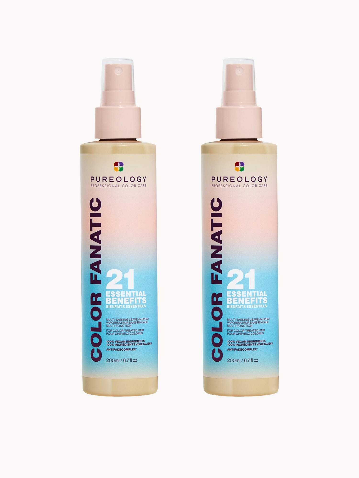 Pureology: Pureology Color Fanatic Multi-Benefit Leave-in Treatment Spray 21 Benefits Bundle 2 x 200ml