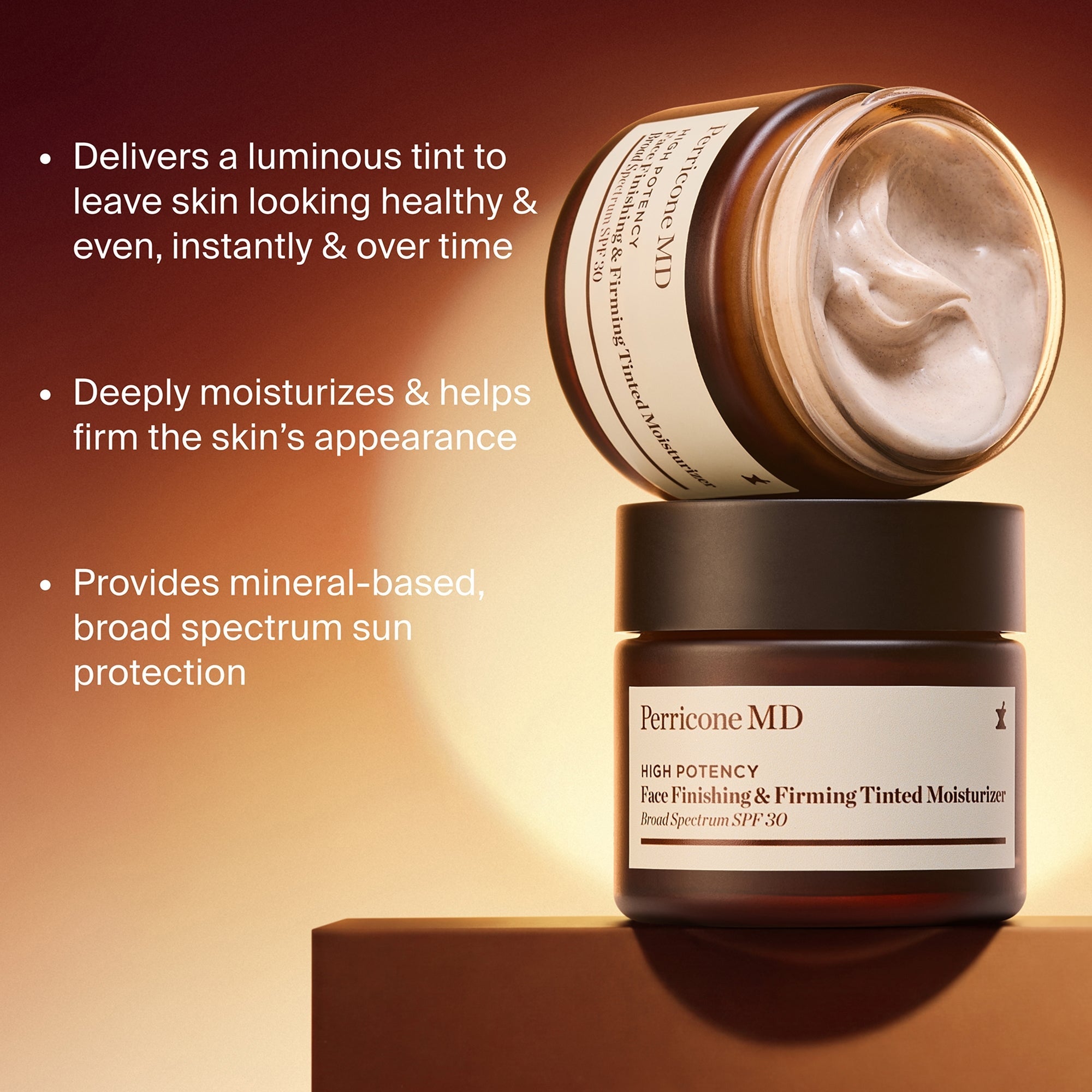 High Potency Face Finishing & Firming Tinted Moisturizer Broad